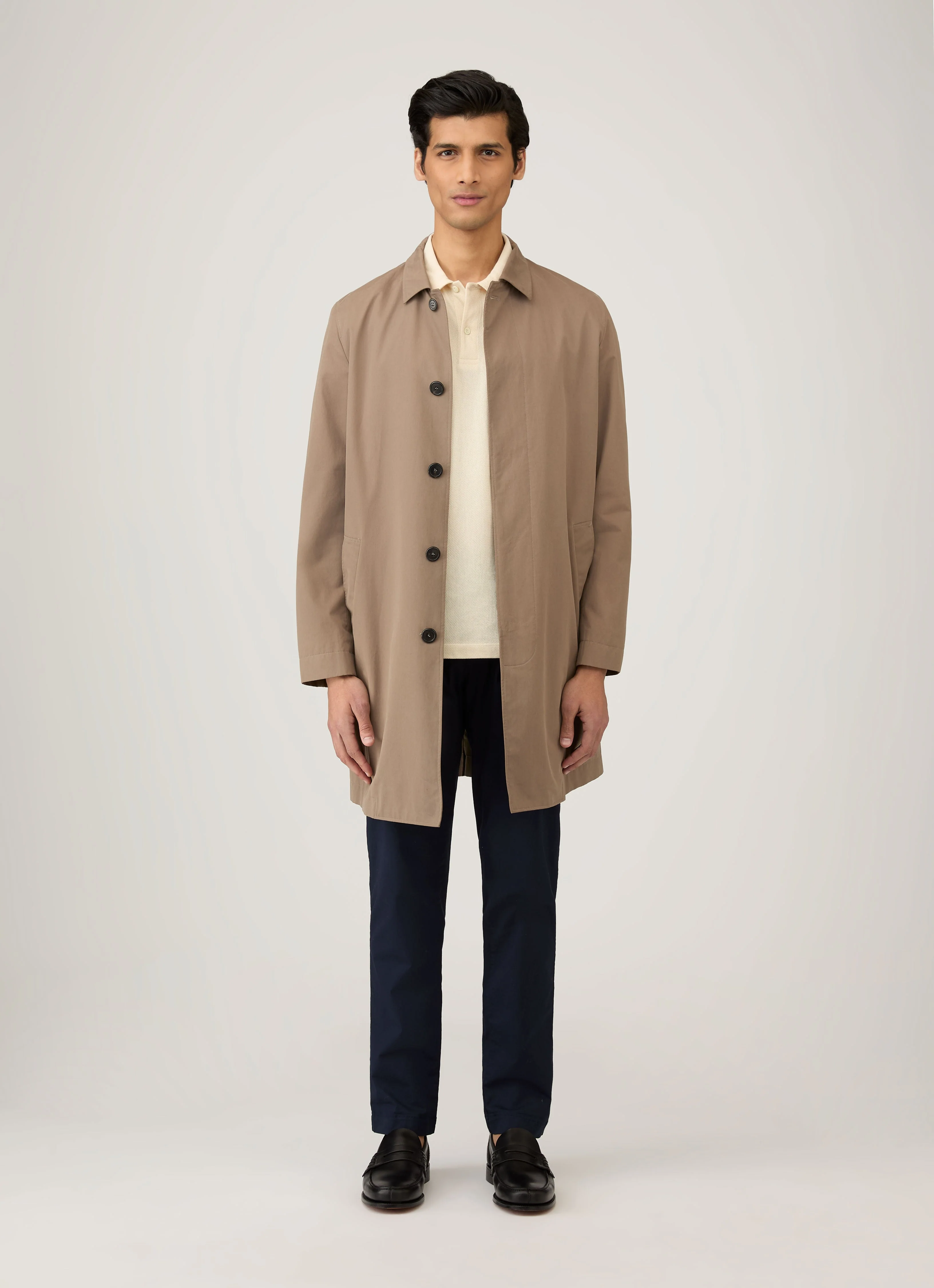 Men's Undyed Riviera Polo Shirt in Undyed - Image 3