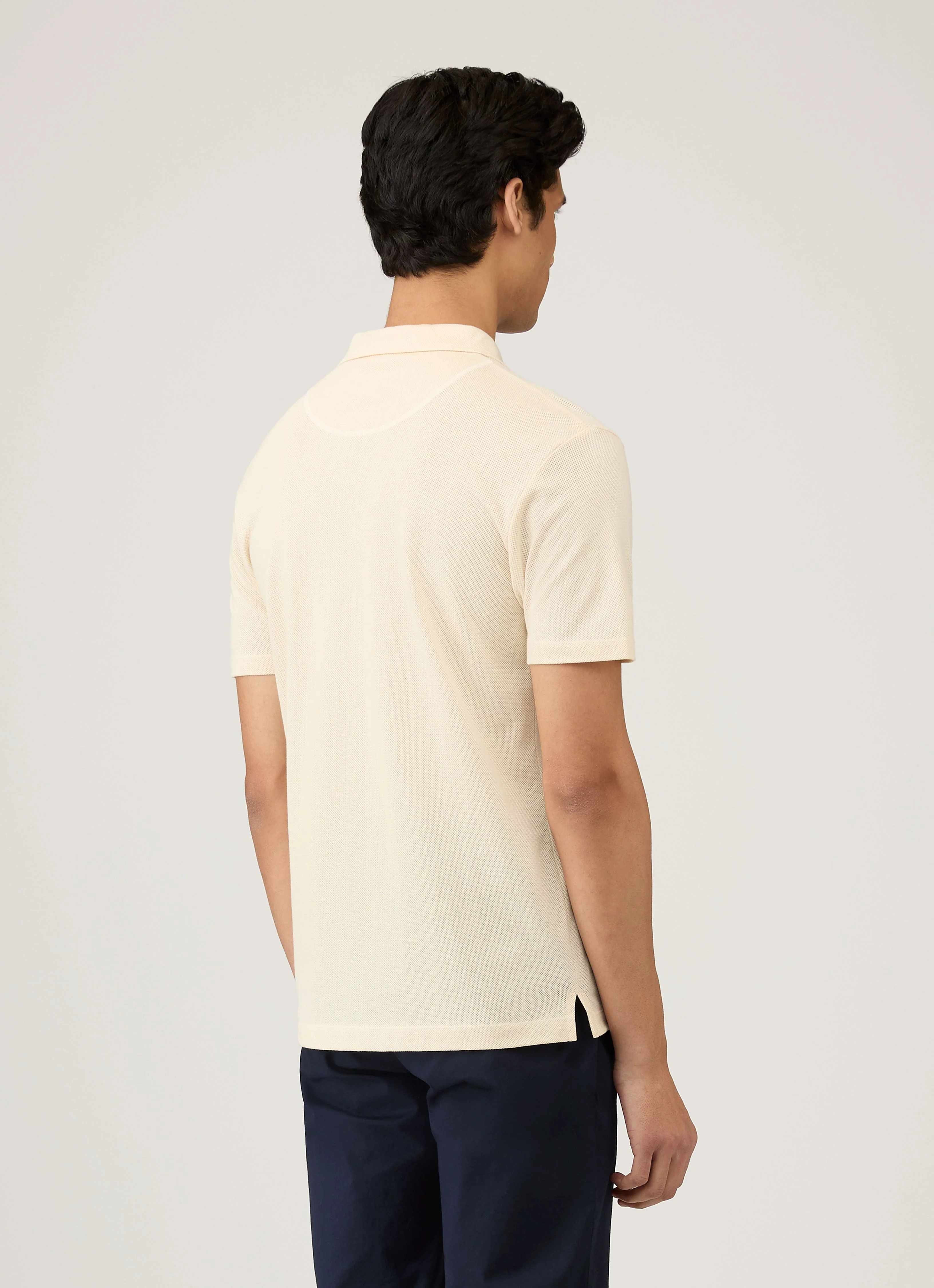 Men's Undyed Riviera Polo Shirt in Undyed - Image 5