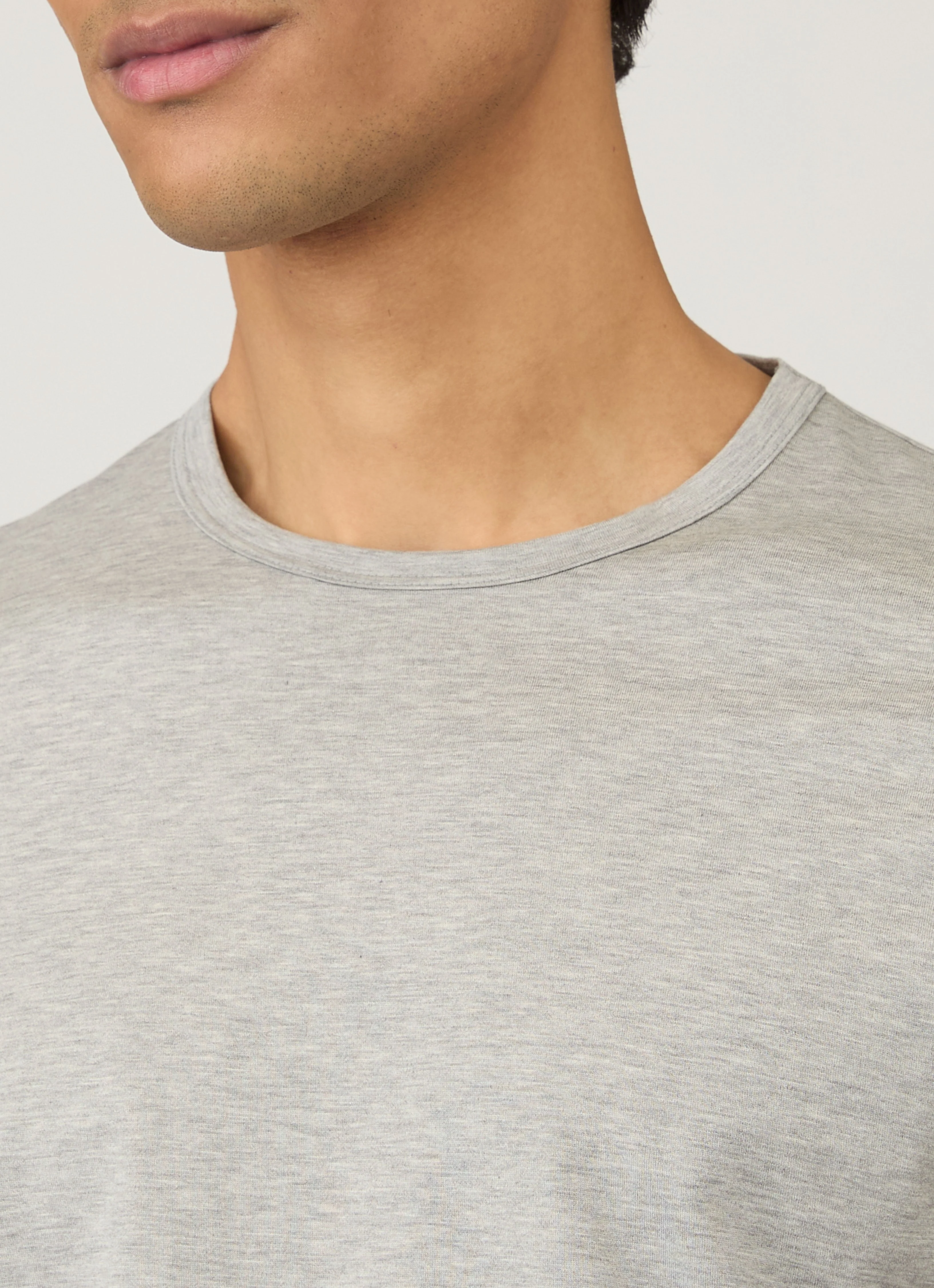 Men's Classic T-shirt in Grey Melange - Image 6