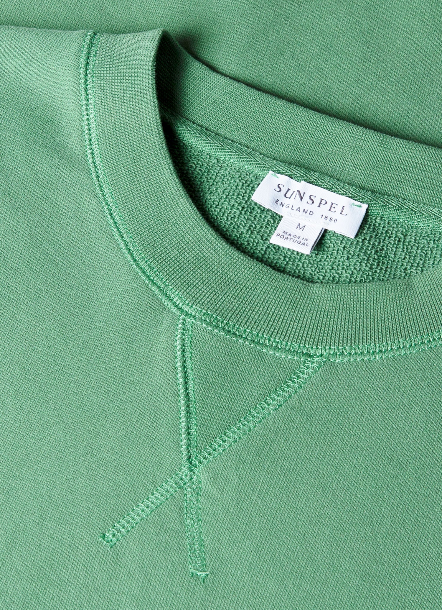 Men's Loopback Sweatshirt in Thyme - Image 4