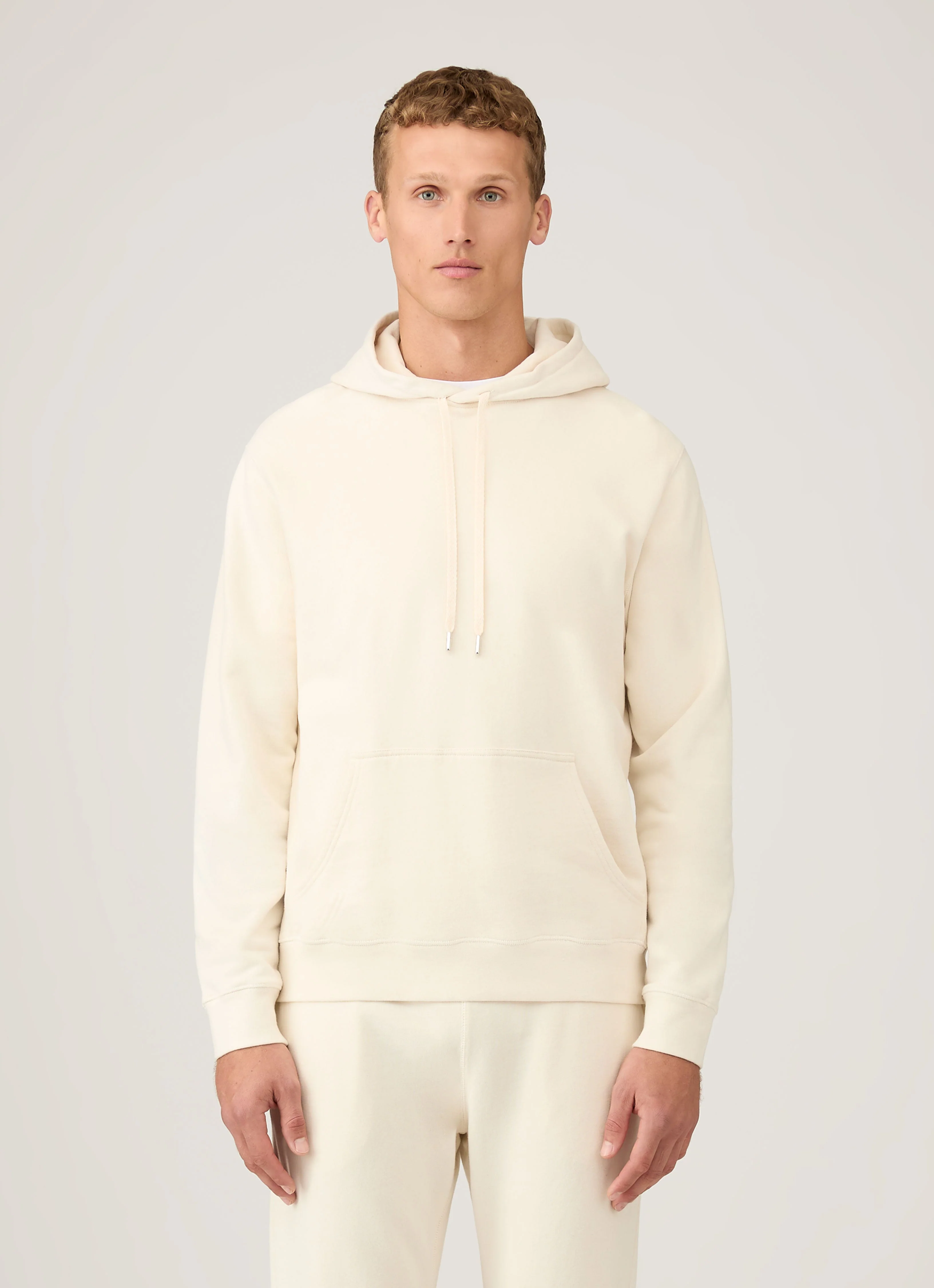 Men's Undyed Loopback Hoodie in Undyed - Image 2