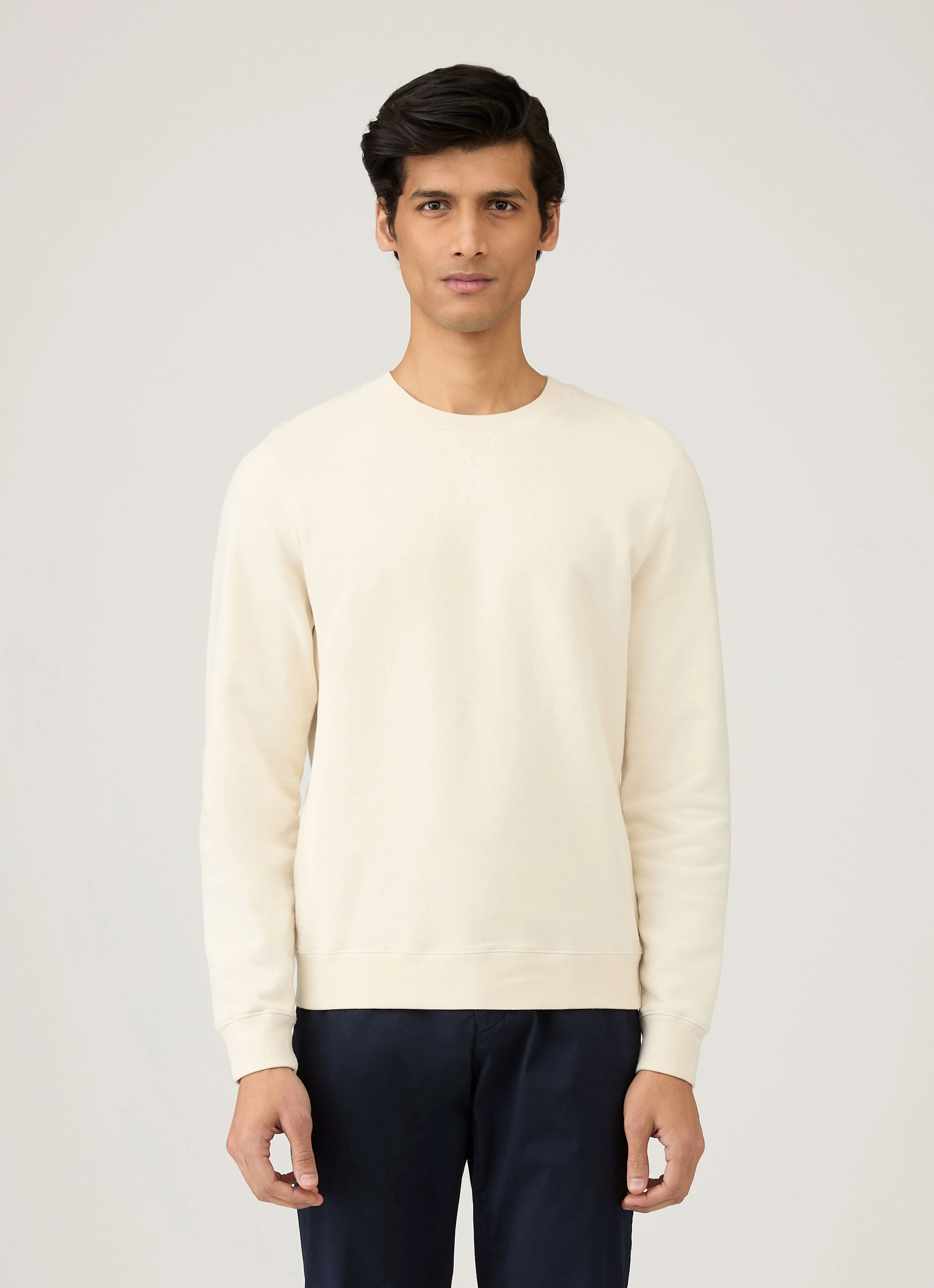 Men's Undyed Loopback Sweatshirt in Undyed - Image 2