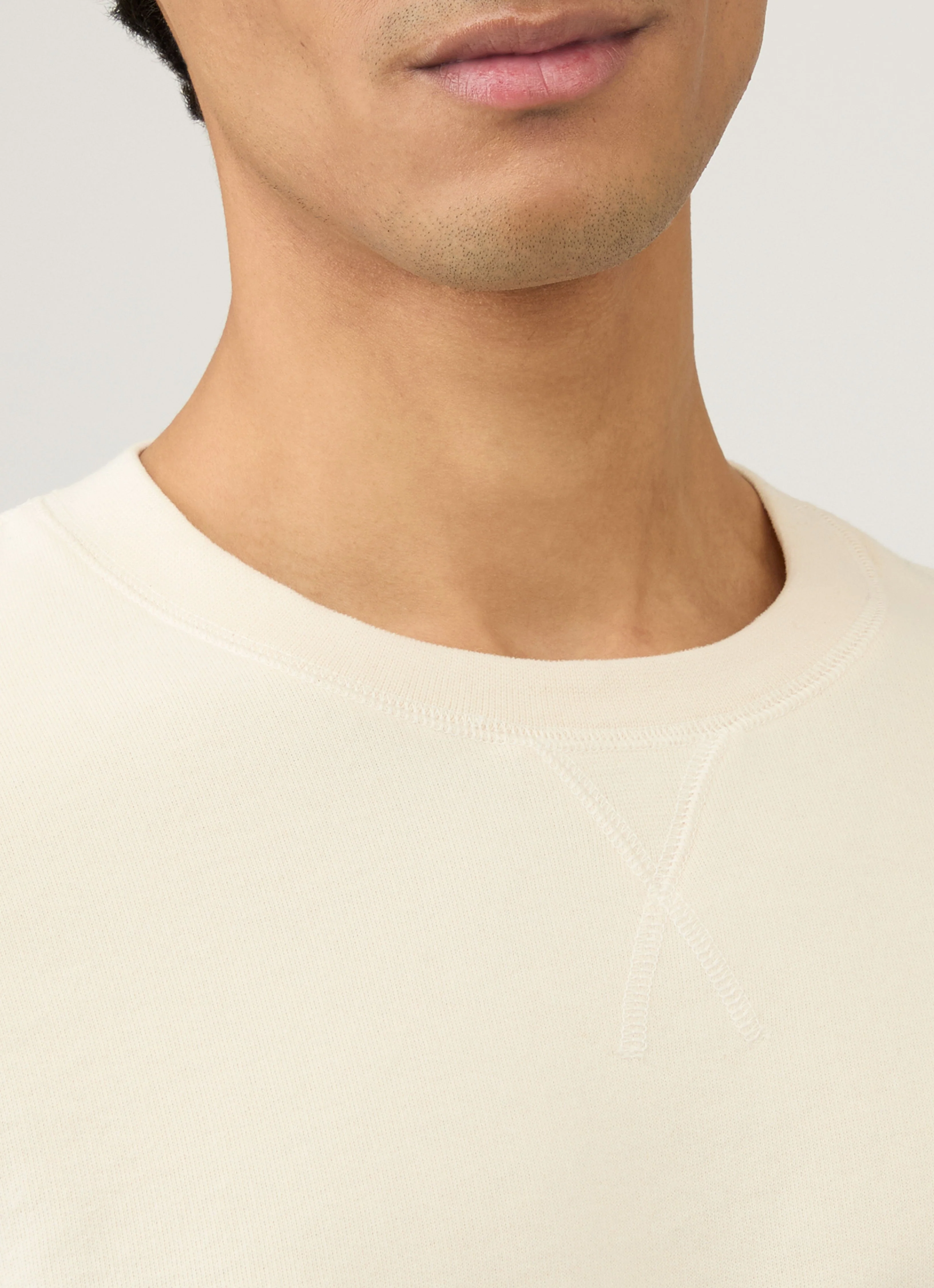 Men's Undyed Loopback Sweatshirt in Undyed - Image 6