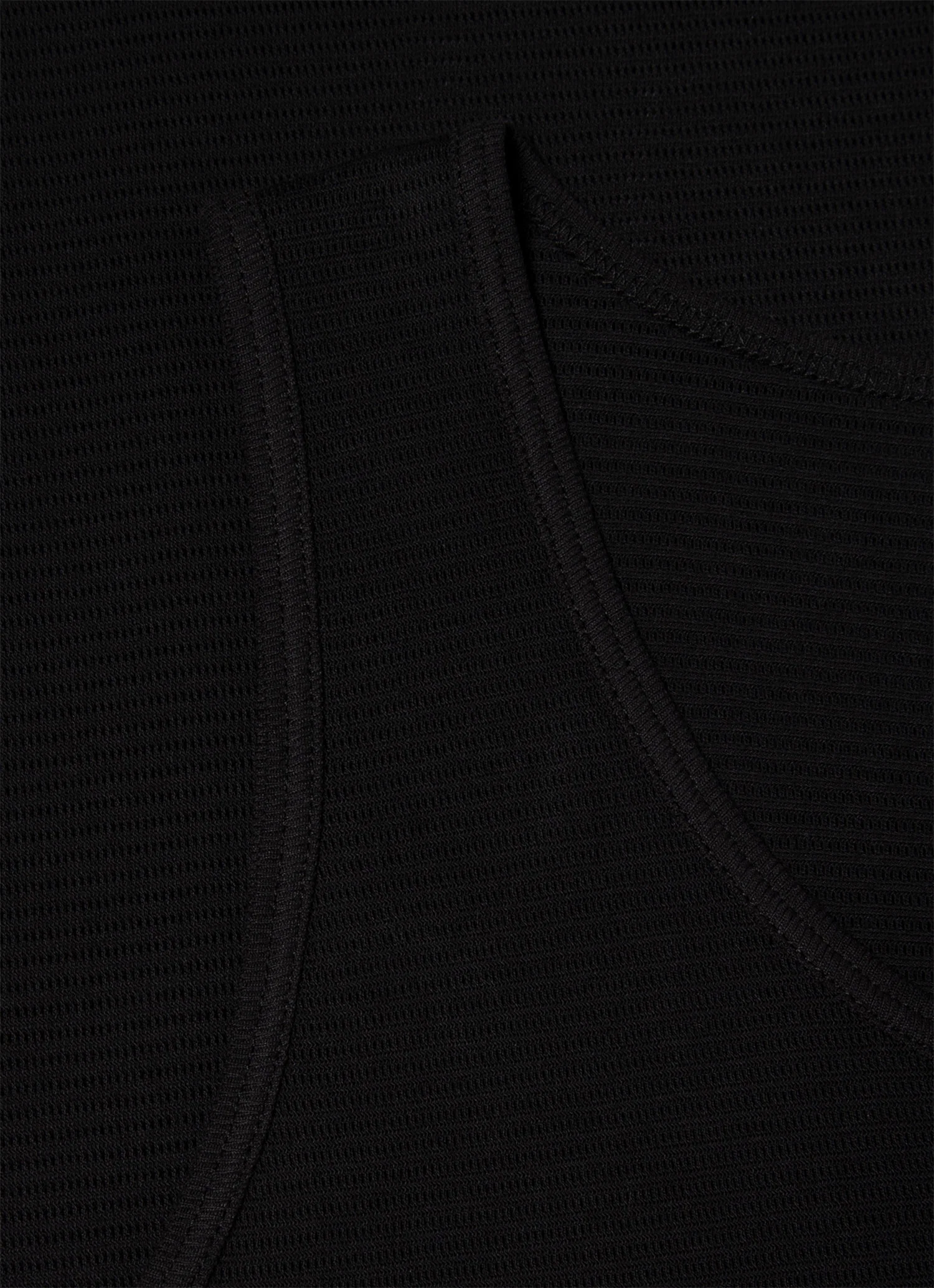 Men's Cellular Cotton Underwear Vest in Black - Image 4