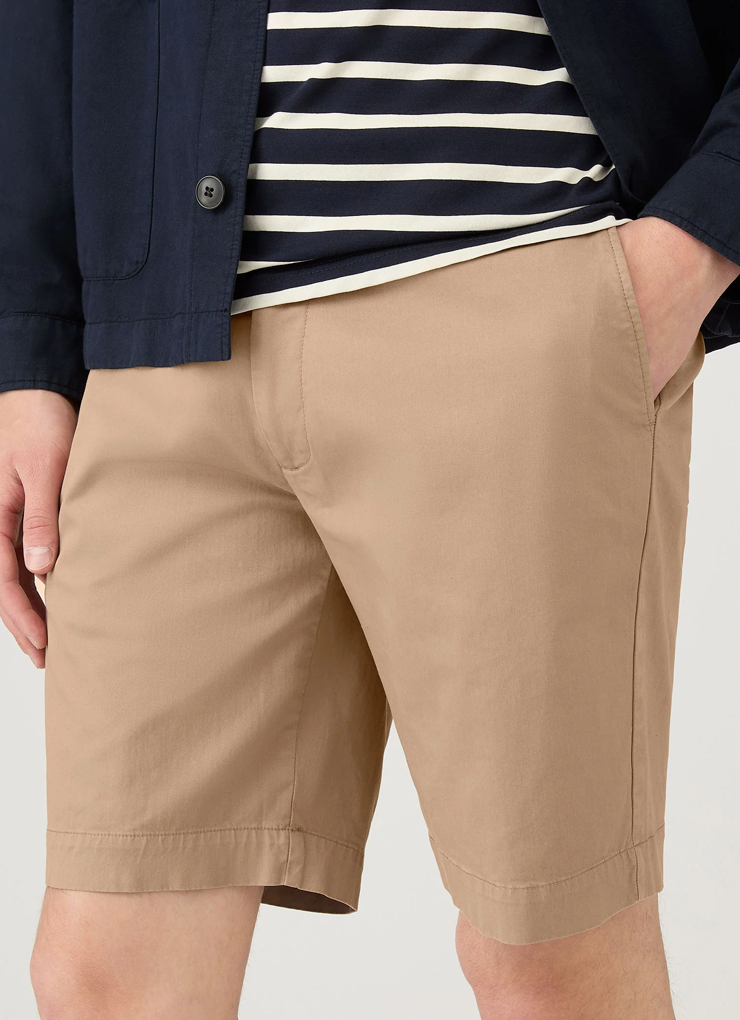 Men's Chino Shorts in Dark Stone - Image 6