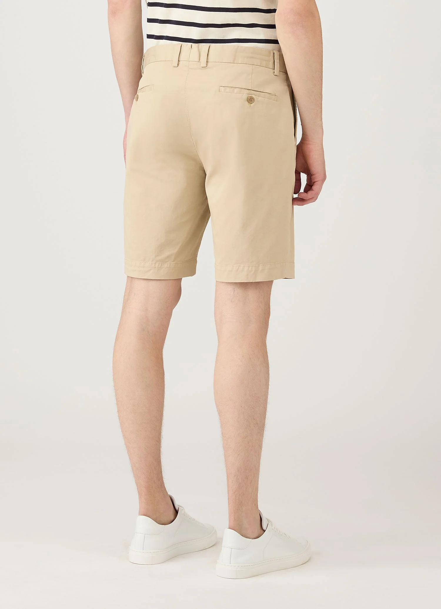 Men's Chino Shorts in Light Stone - Image 5