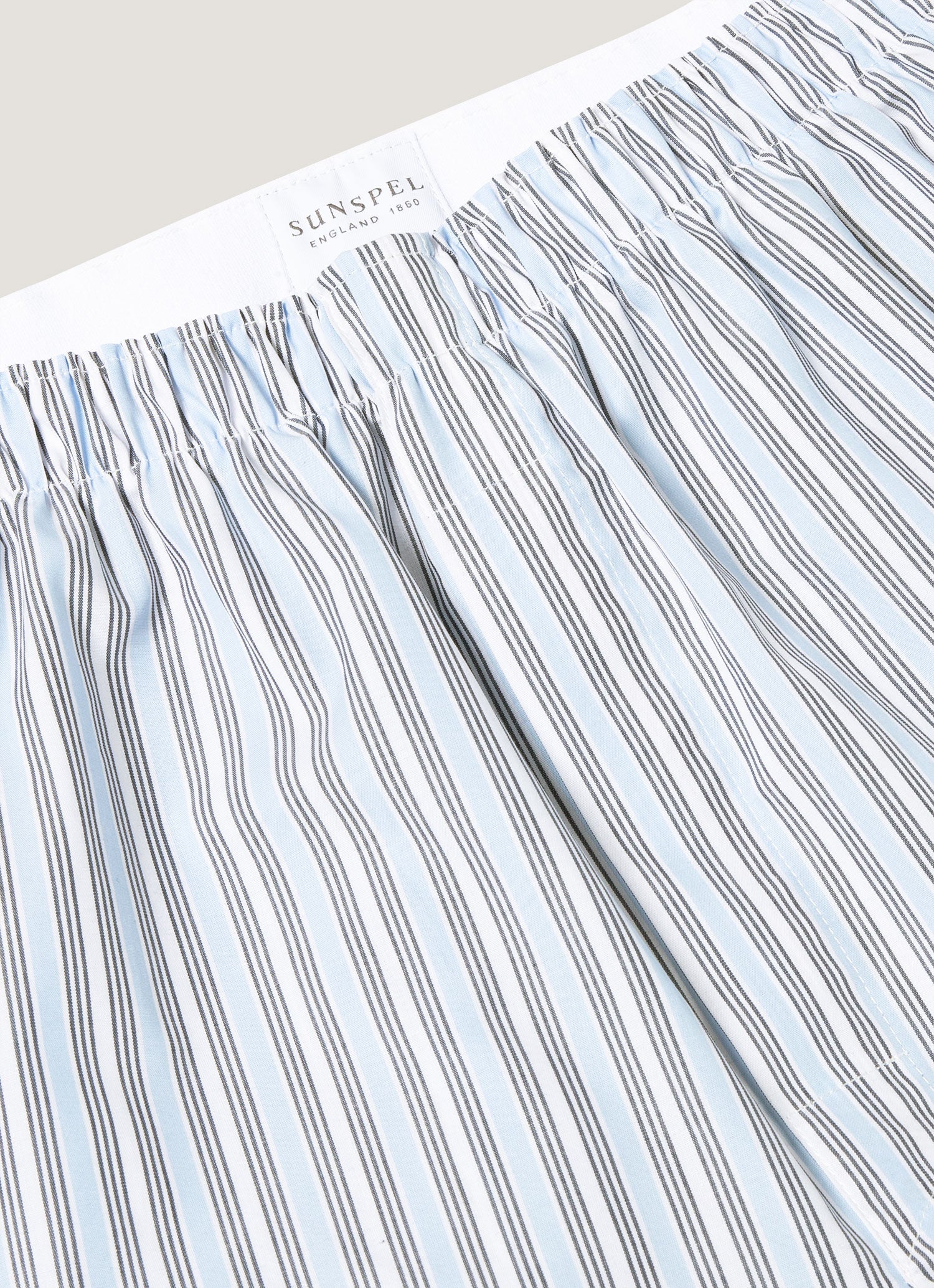 Men's Classic Boxer Short in Blue Stripe - Image 4