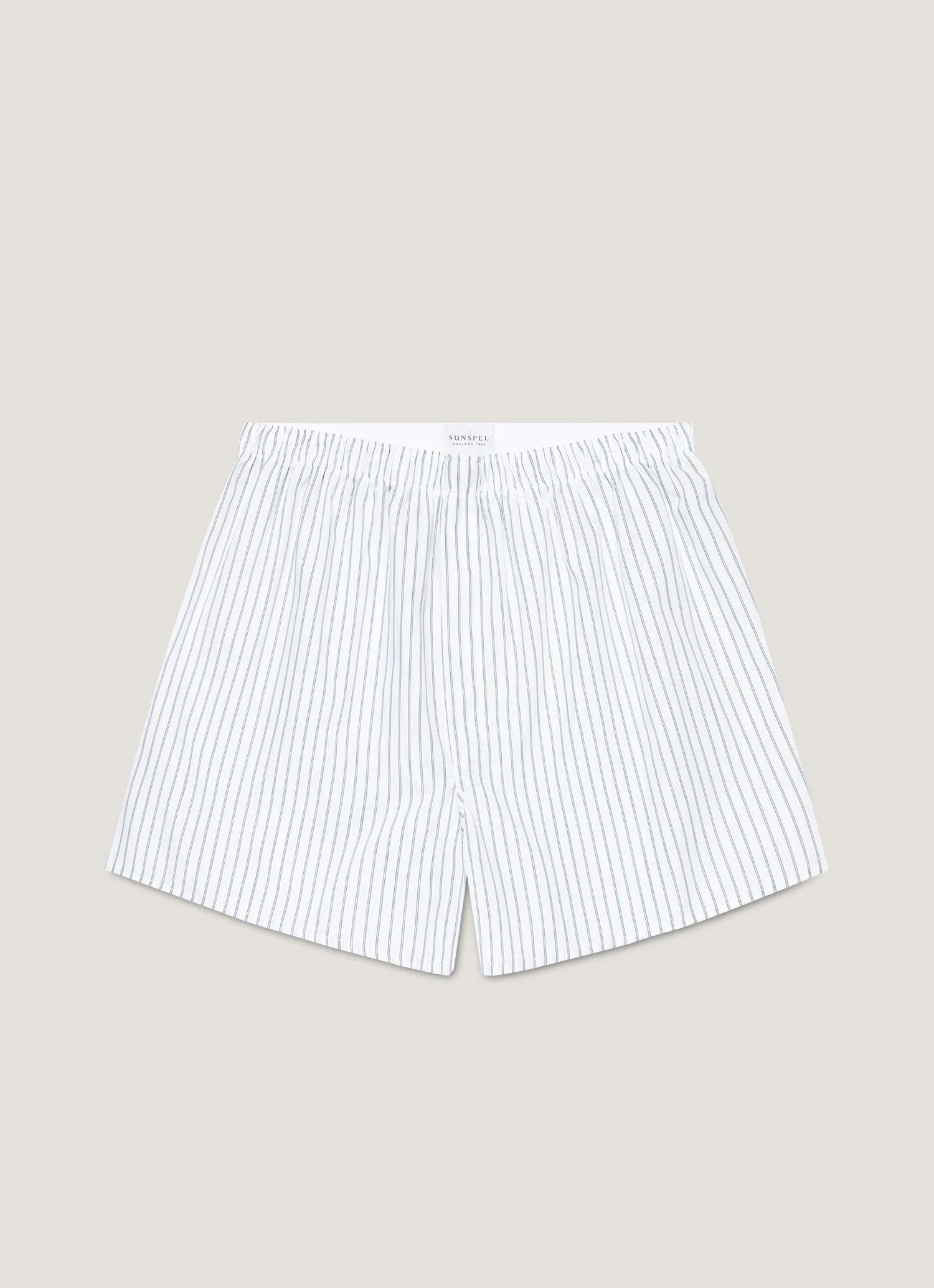 Men's Classic Boxer Short in White/Blue/Green