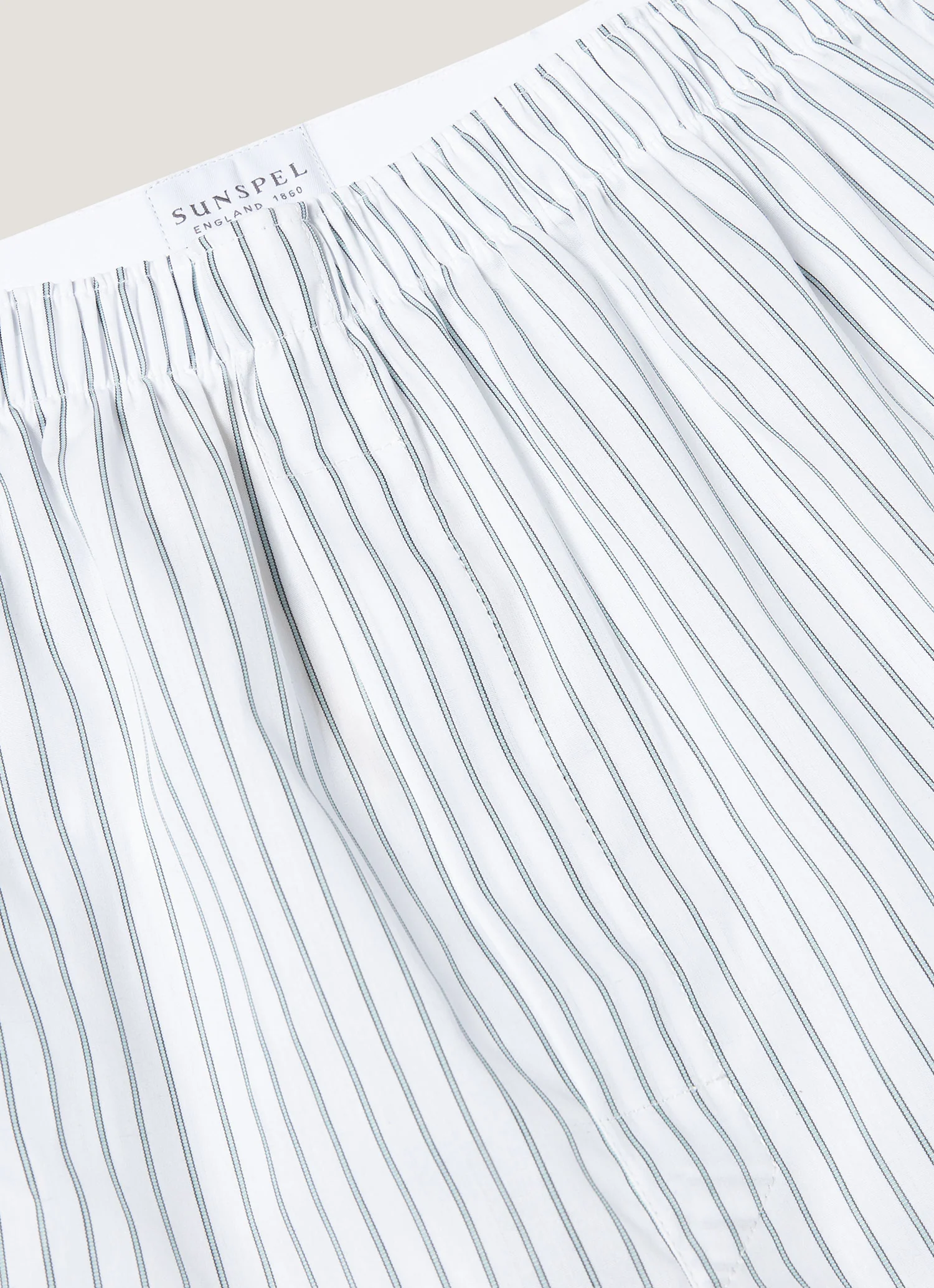 Men's Classic Boxer Short in White/Blue/Green - Image 4