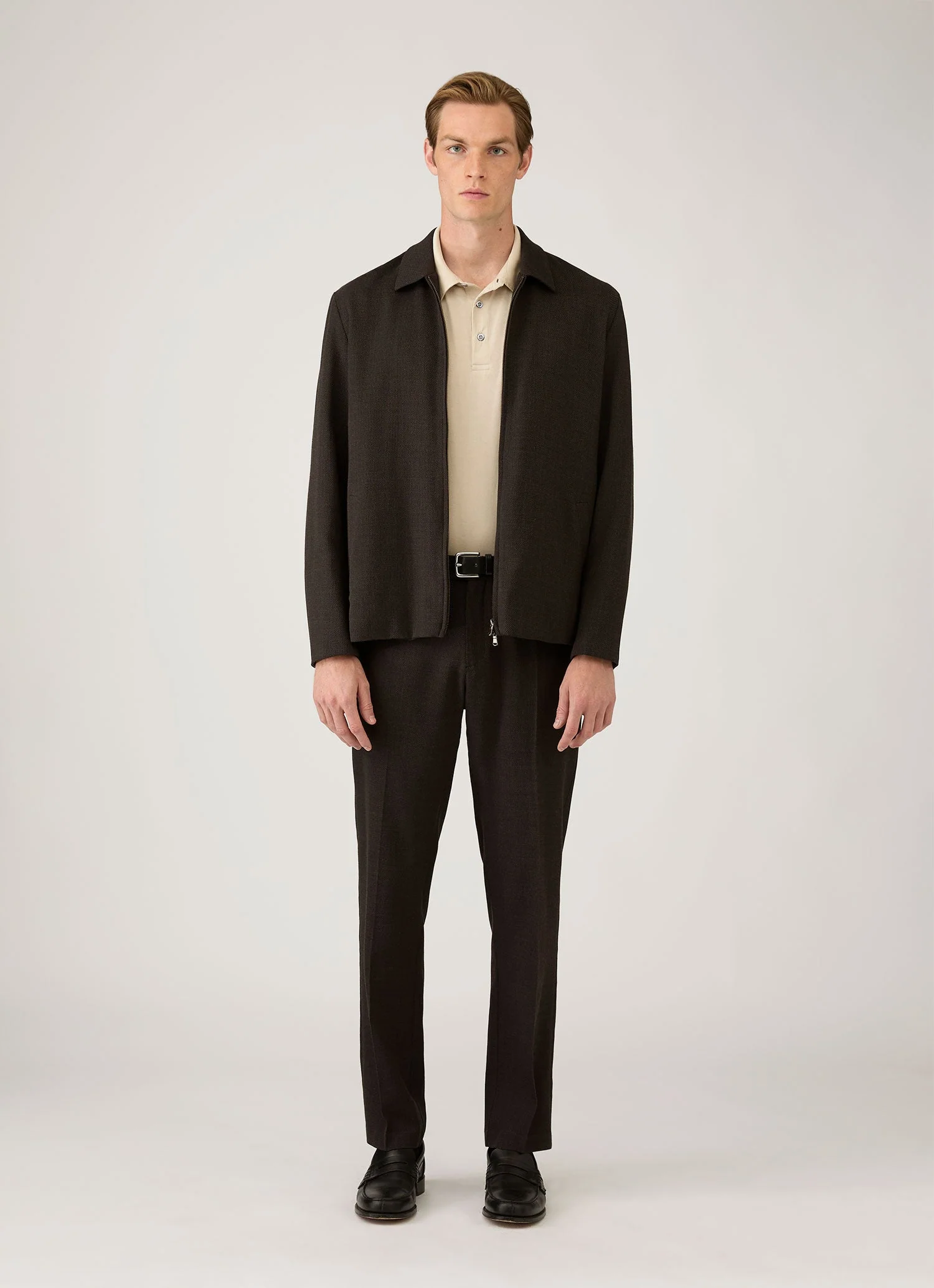 Men's Classic Jersey Polo Shirt in Hazelwood - Image 3