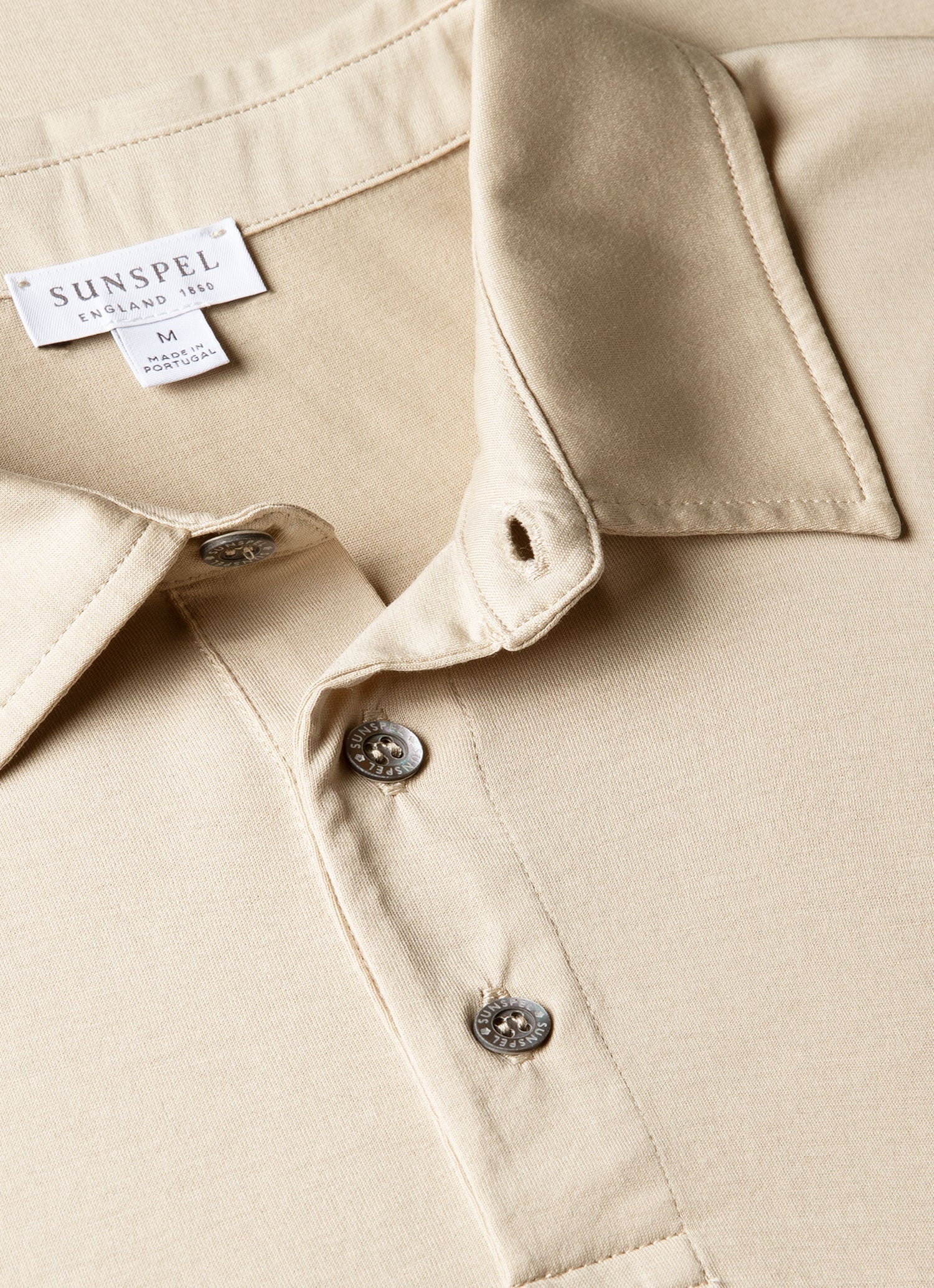 Men's Classic Jersey Polo Shirt in Hazelwood - Image 4