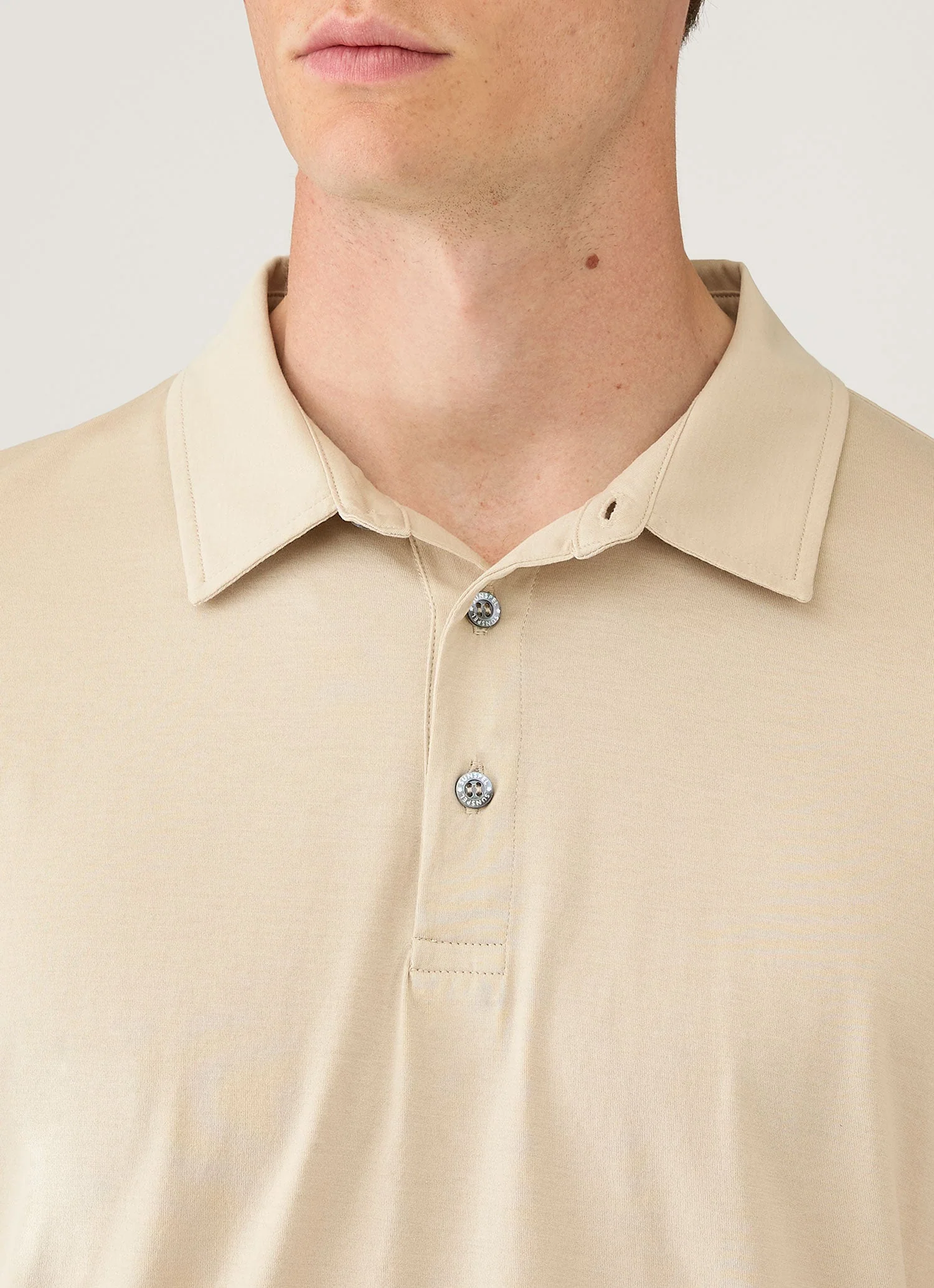 Men's Classic Jersey Polo Shirt in Hazelwood - Image 6