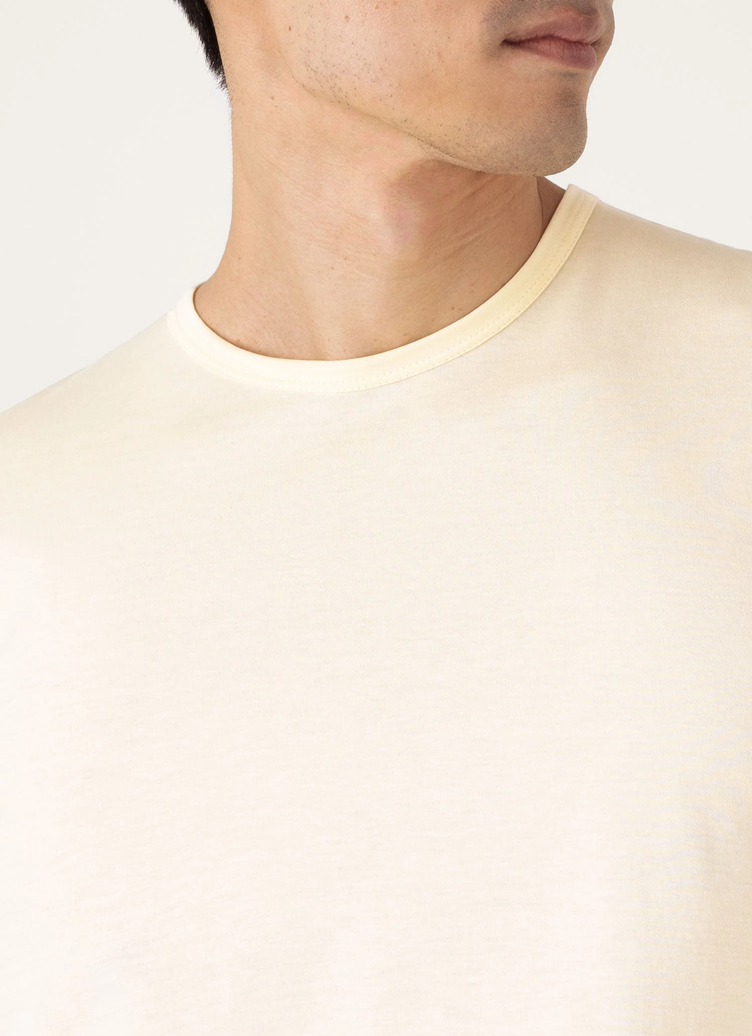Men's Classic T-shirt in Buttermilk - Image 6