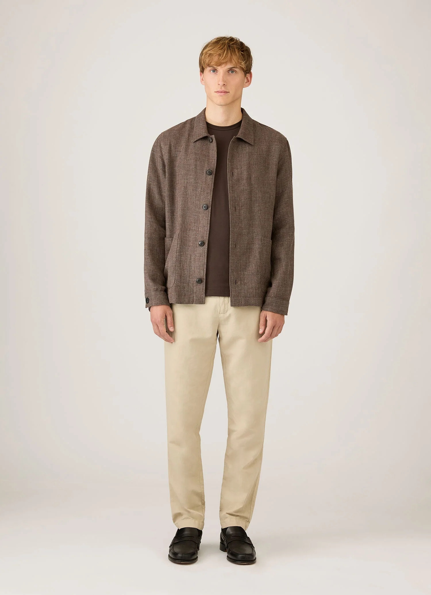 Men's Classic T-shirt in Dark Chocolate - Image 3