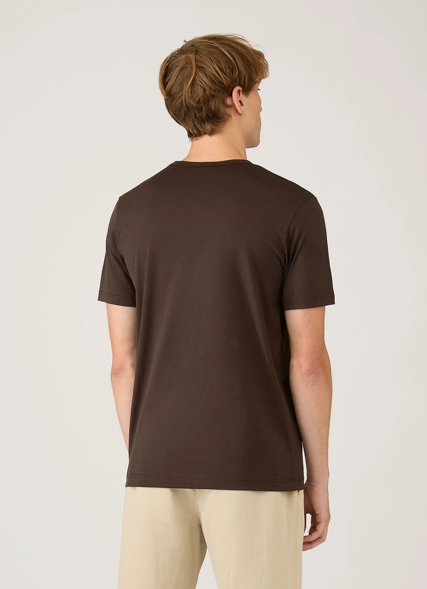 Men's Classic T-shirt in Dark Chocolate - Image 5