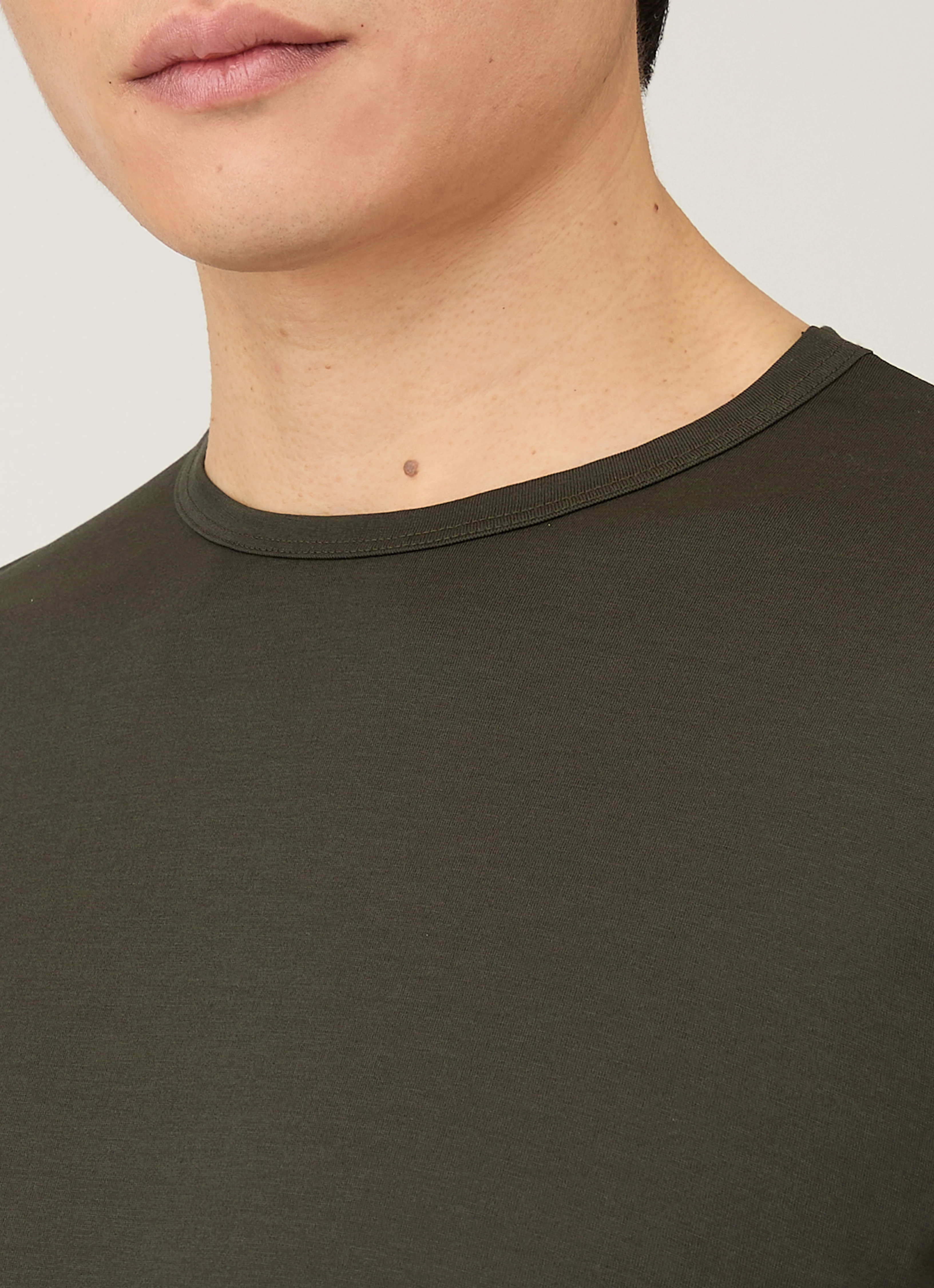 Men's Classic T-shirt in Dark Green - Image 6