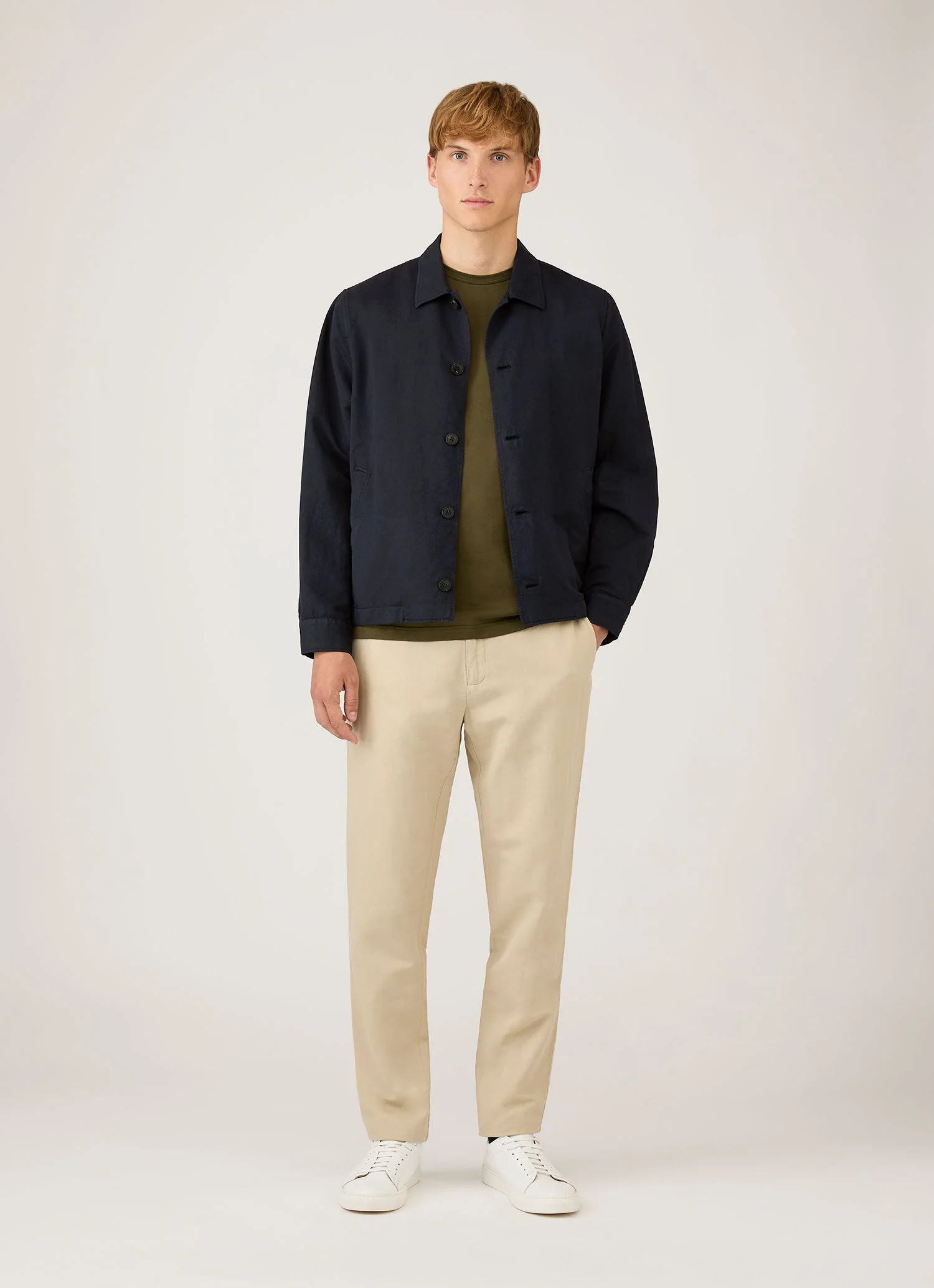Men's Classic T-shirt in Deep Olive - Image 3