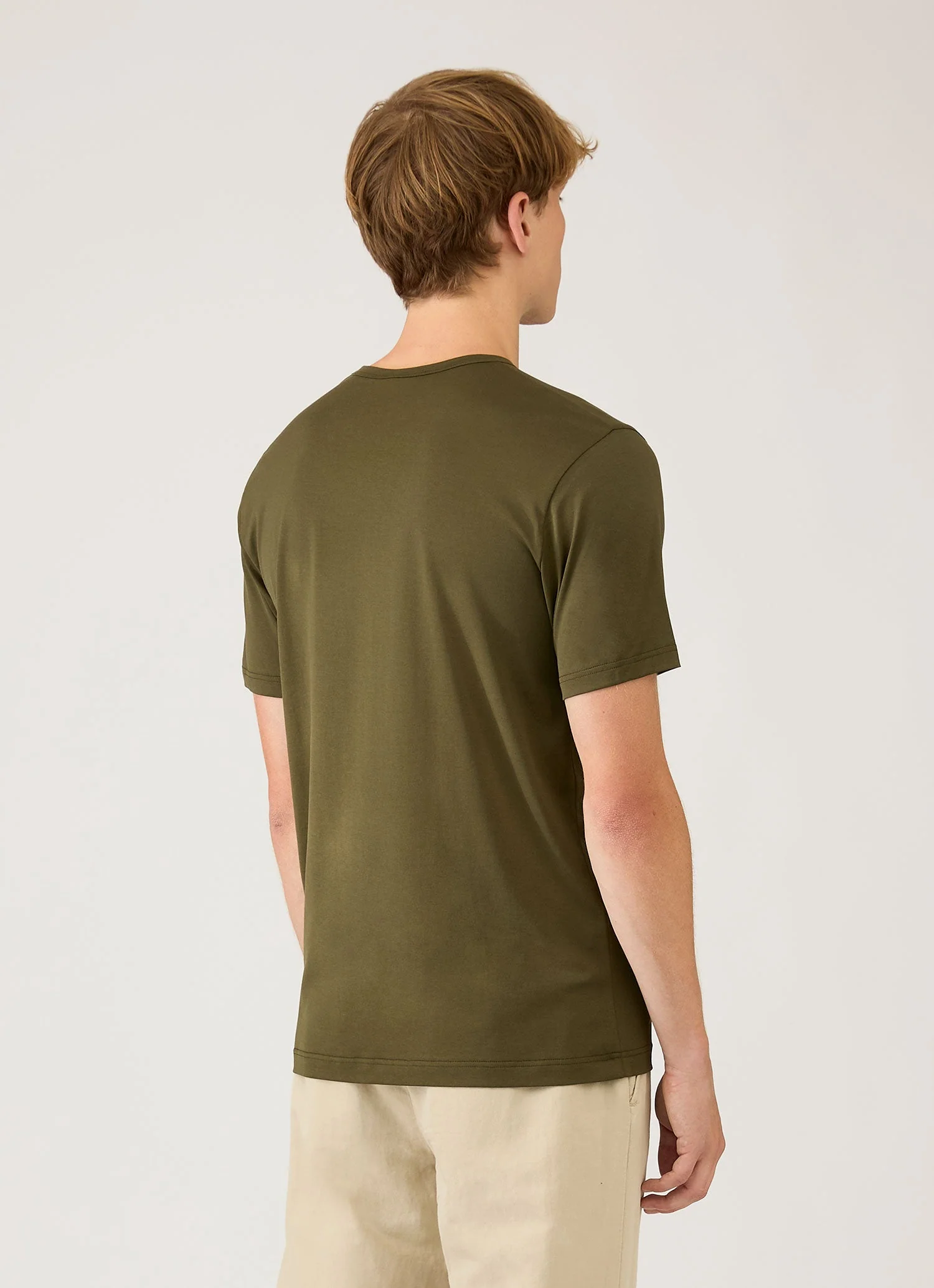 Men's Classic T-shirt in Deep Olive - Image 5