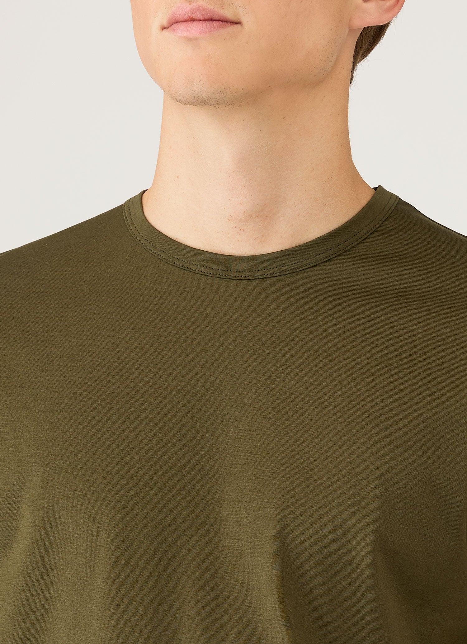 Men's Classic T-shirt in Deep Olive - Image 6