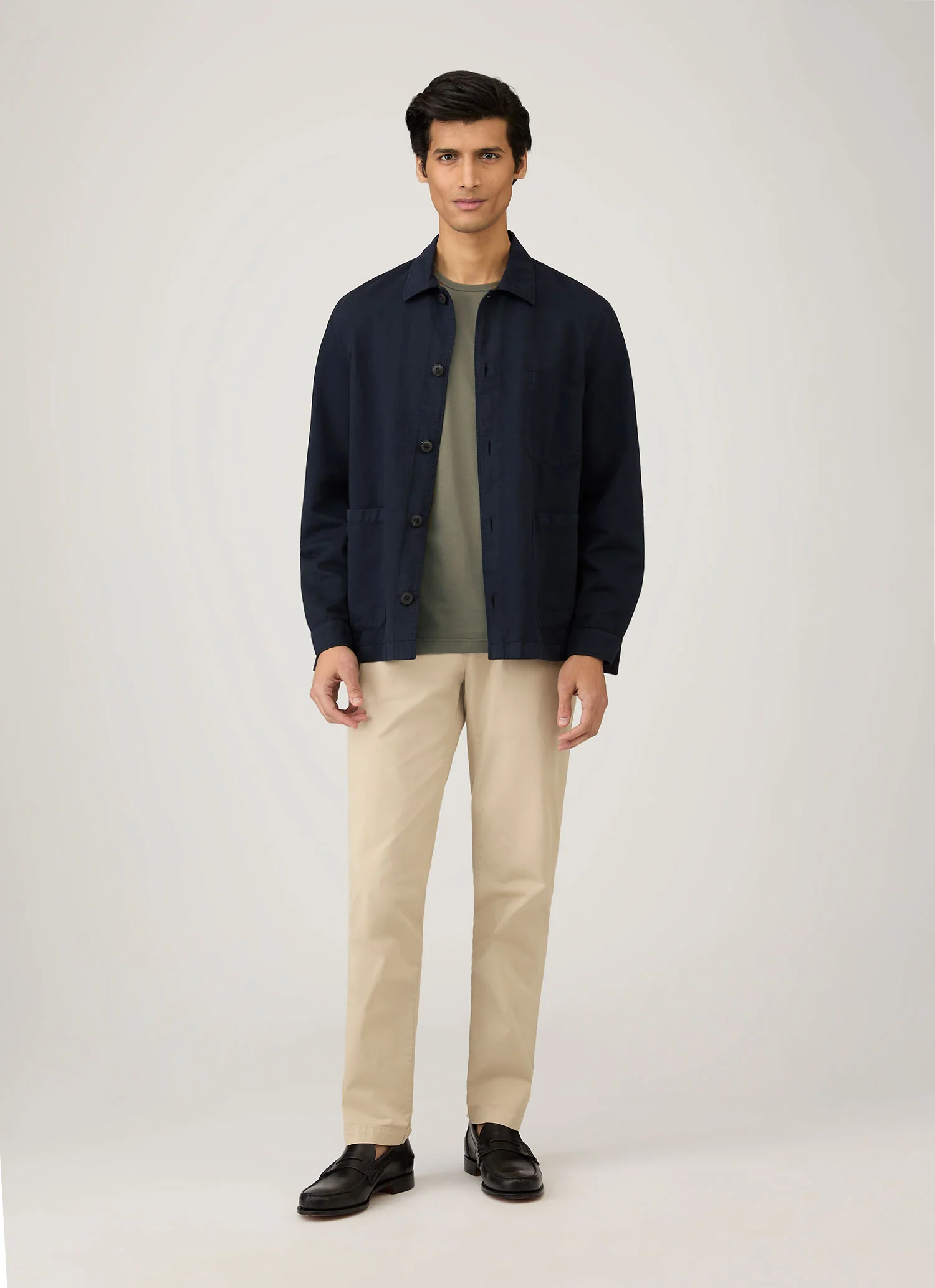 Men's Classic T-shirt in Khaki - Image 3