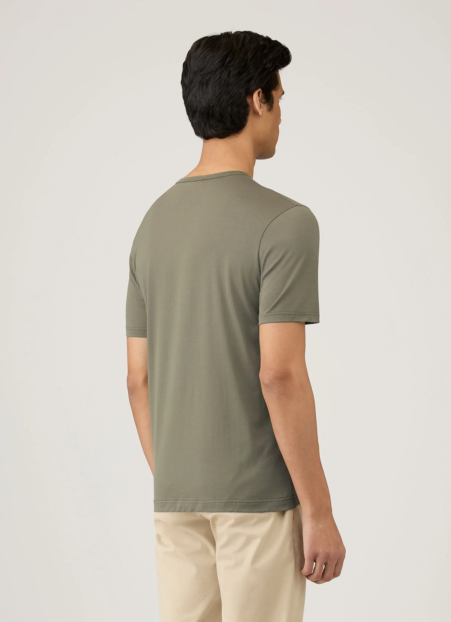 Men's Classic T-shirt in Khaki - Image 5