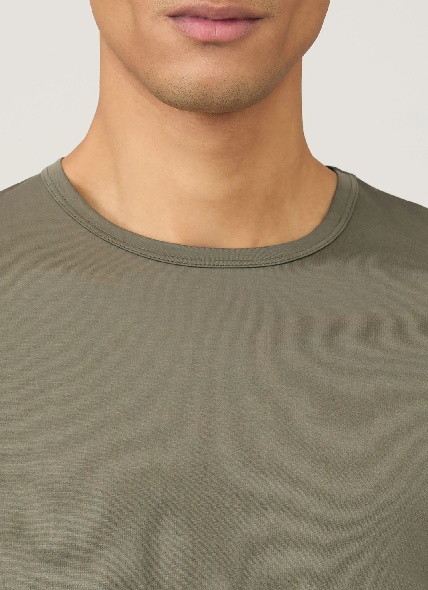 Men's Classic T-shirt in Khaki - Image 6