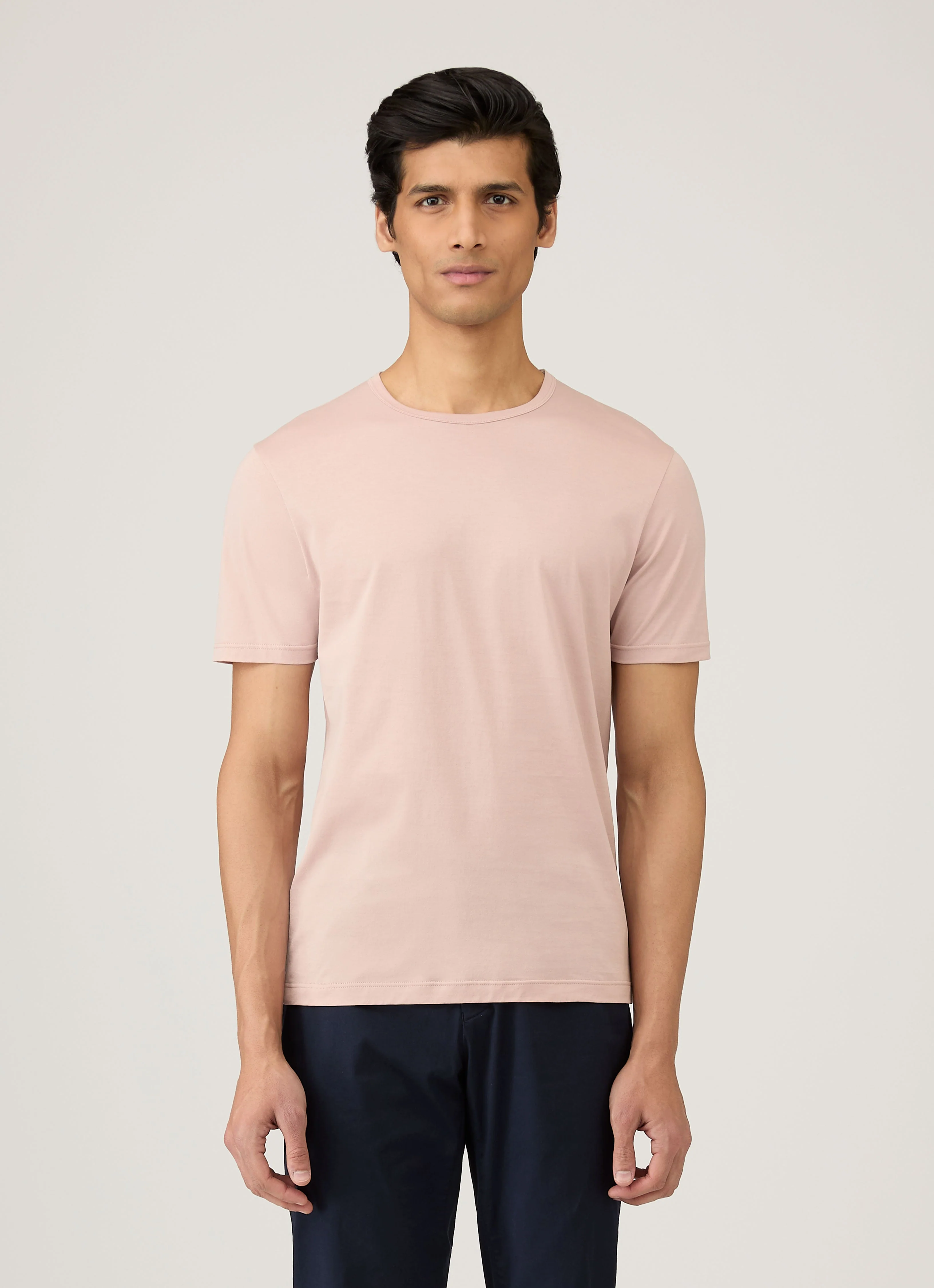 Men's Classic T-shirt in Pale Pink - Image 2