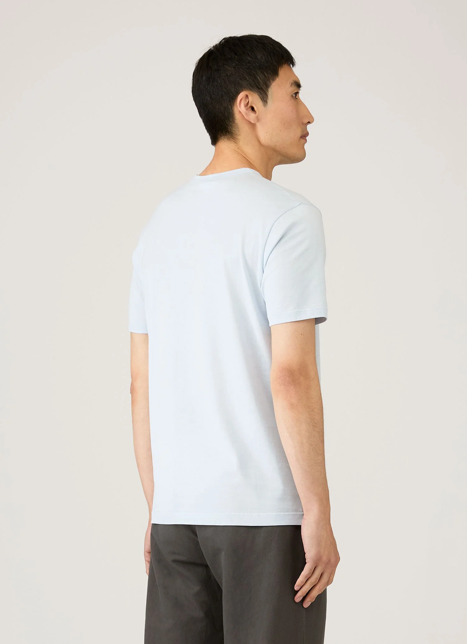 Men's Classic T-shirt in Pastel Blue - Image 5