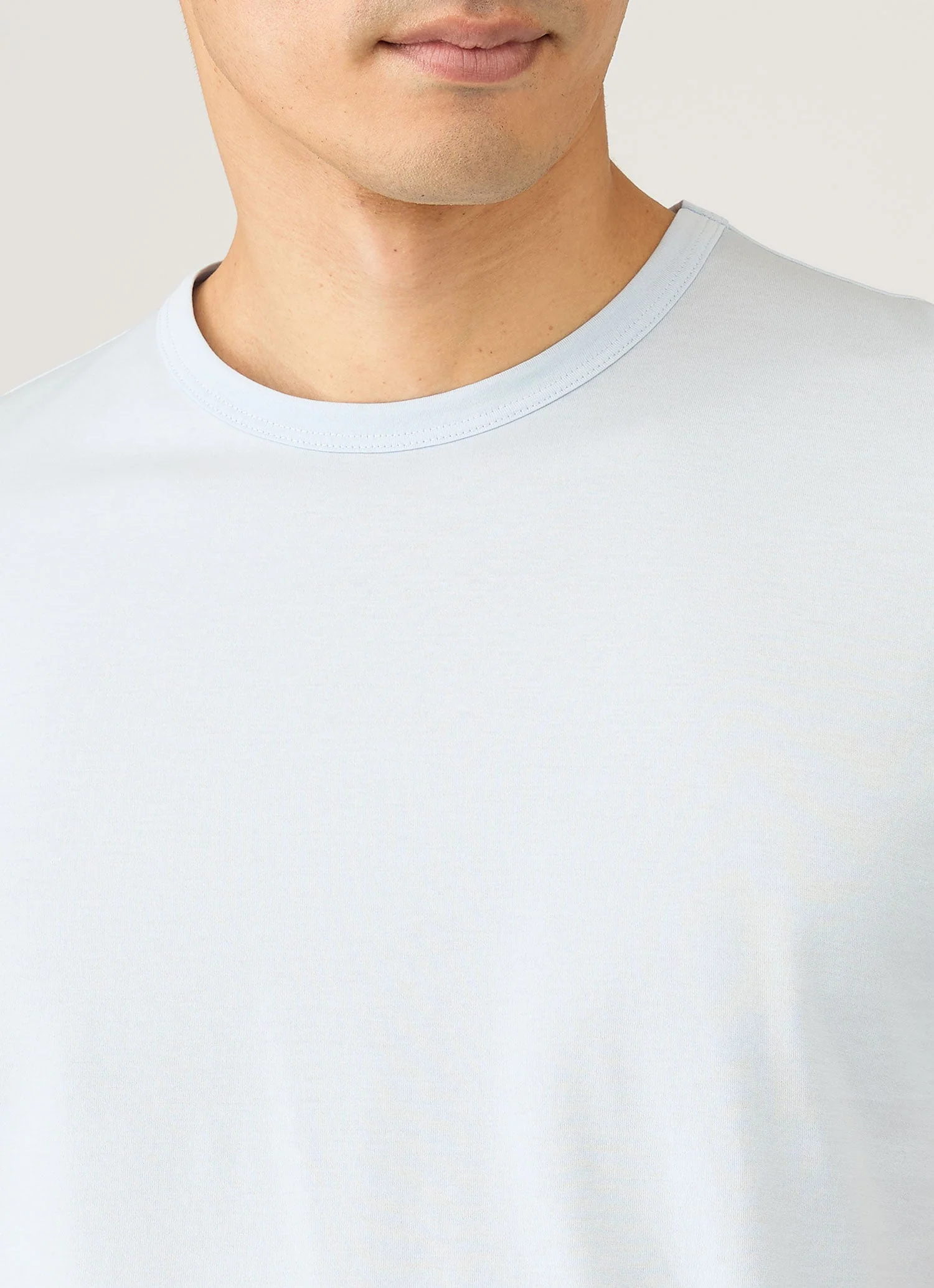 Men's Classic T-shirt in Pastel Blue - Image 6