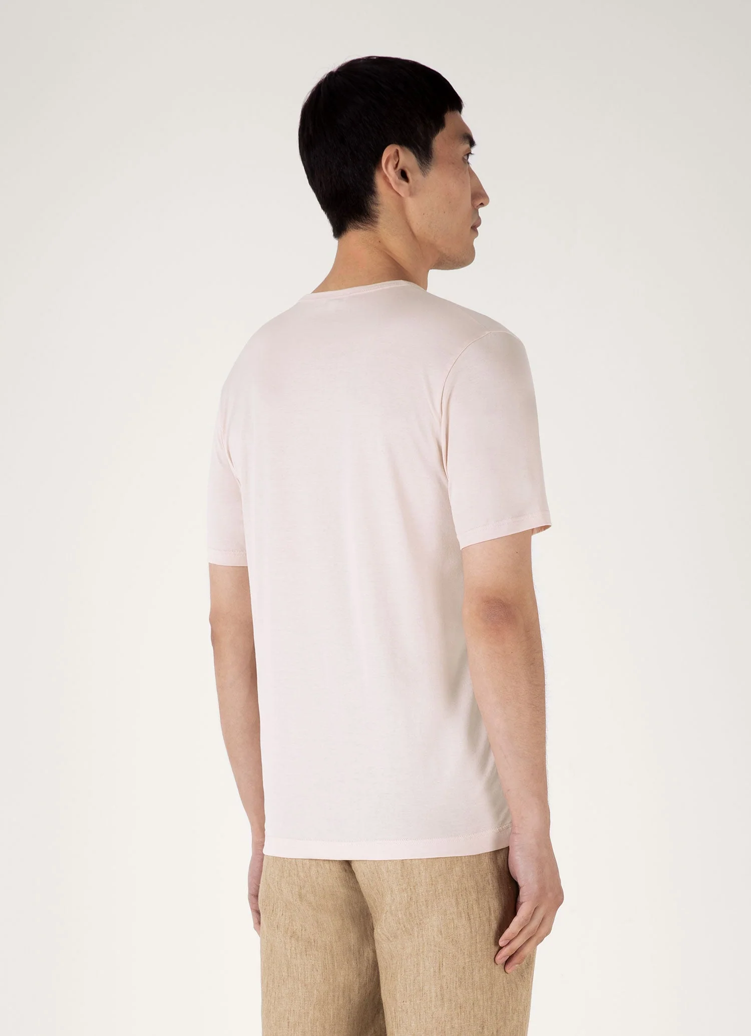 Men's Classic T-shirt in Pastel Pink - Image 5