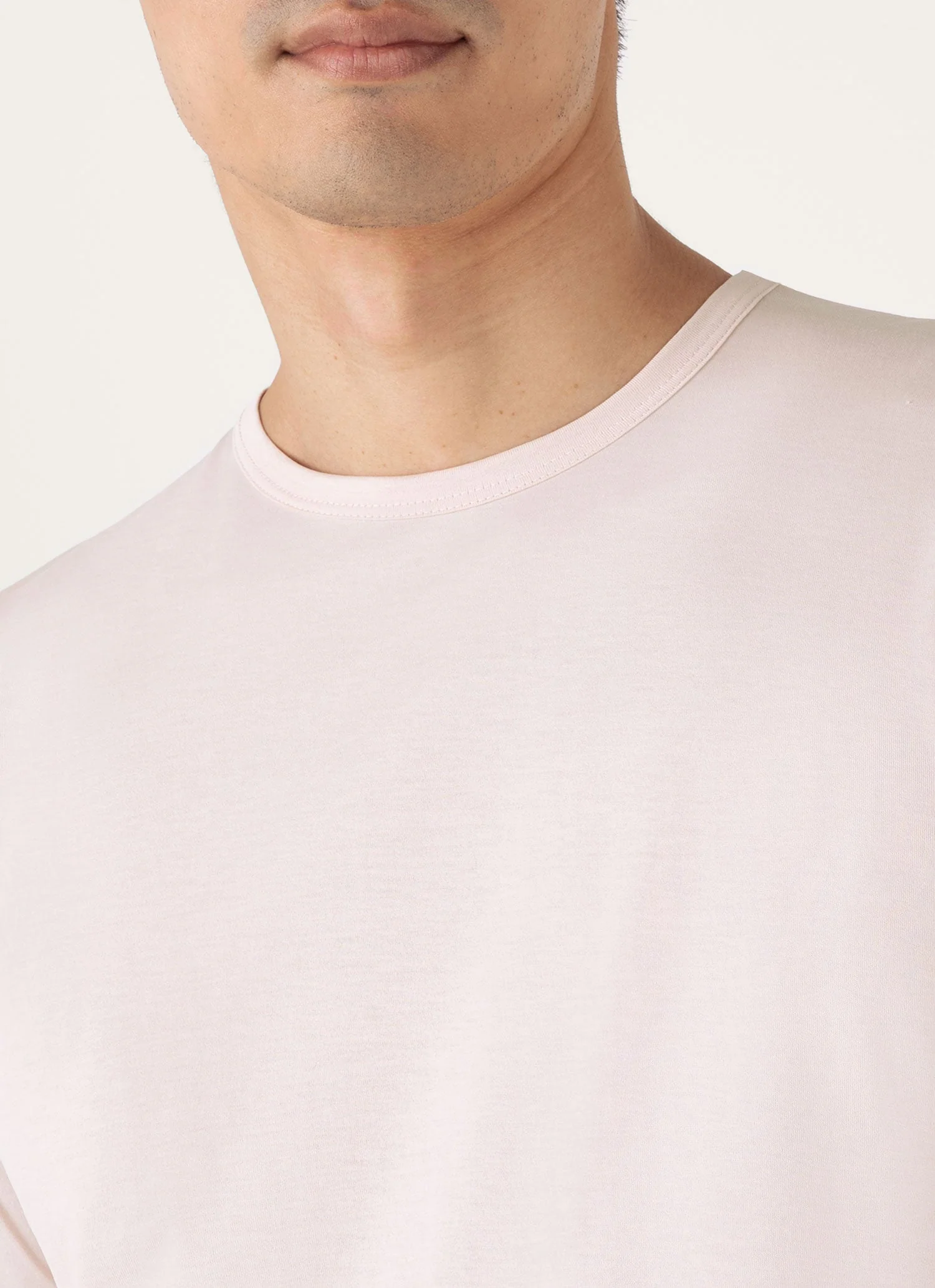 Men's Classic T-shirt in Pastel Pink - Image 6