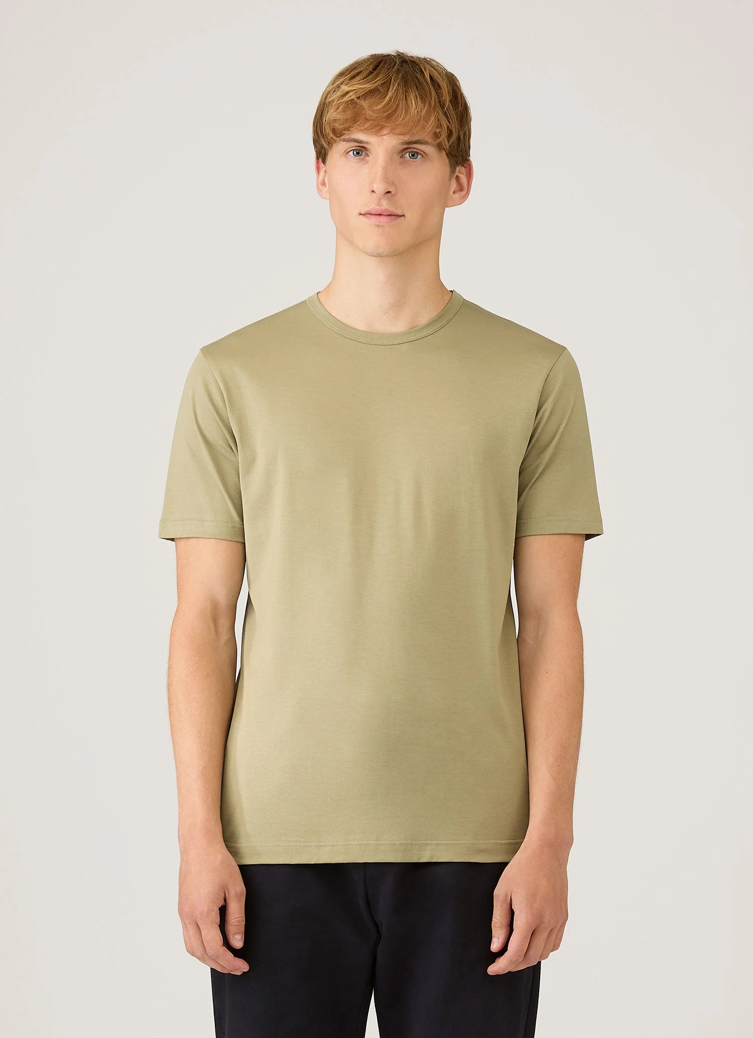 Men's Classic T-shirt in Pistachio - Image 2