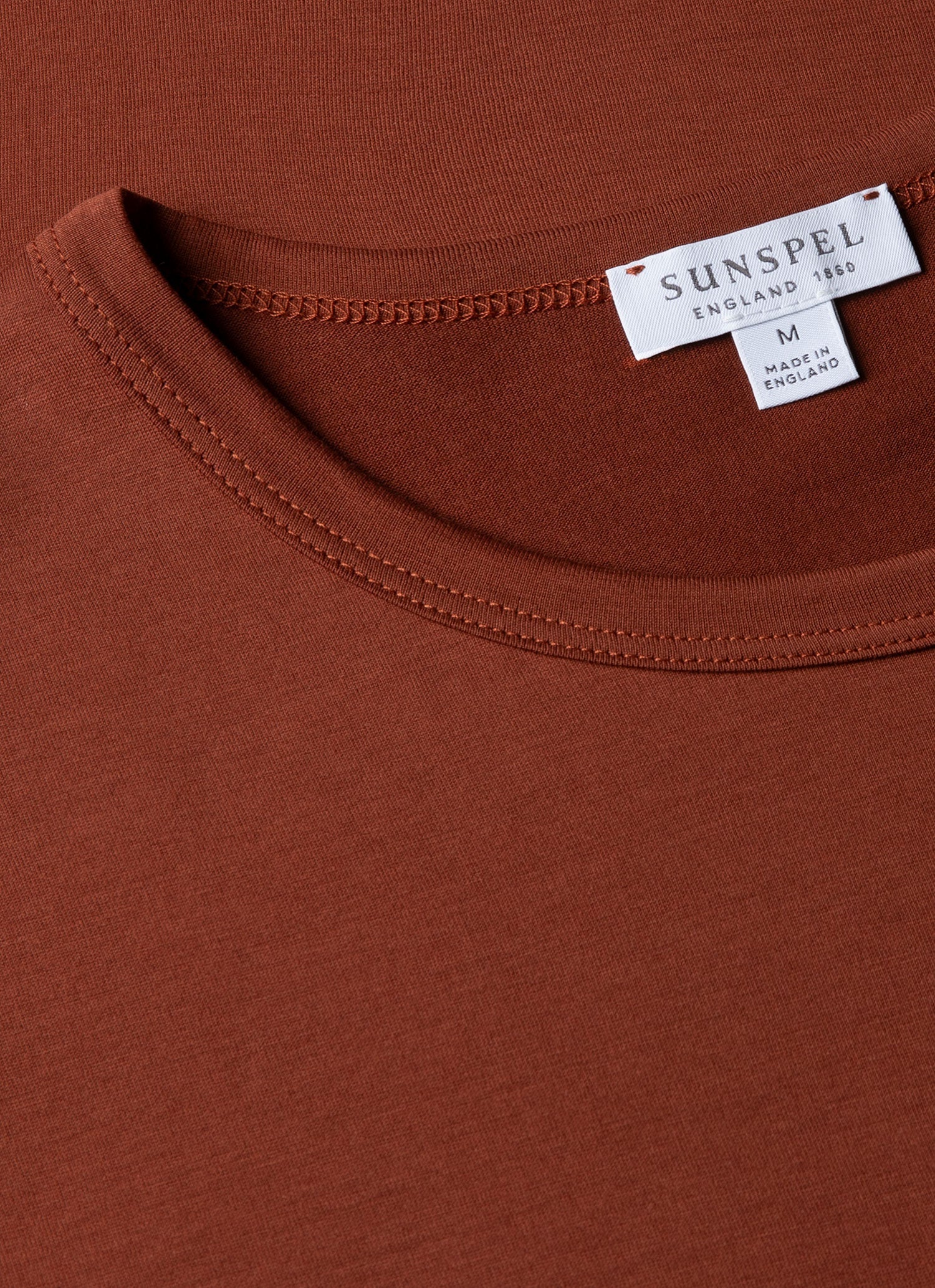Men's Classic T-shirt in Rust - Image 4