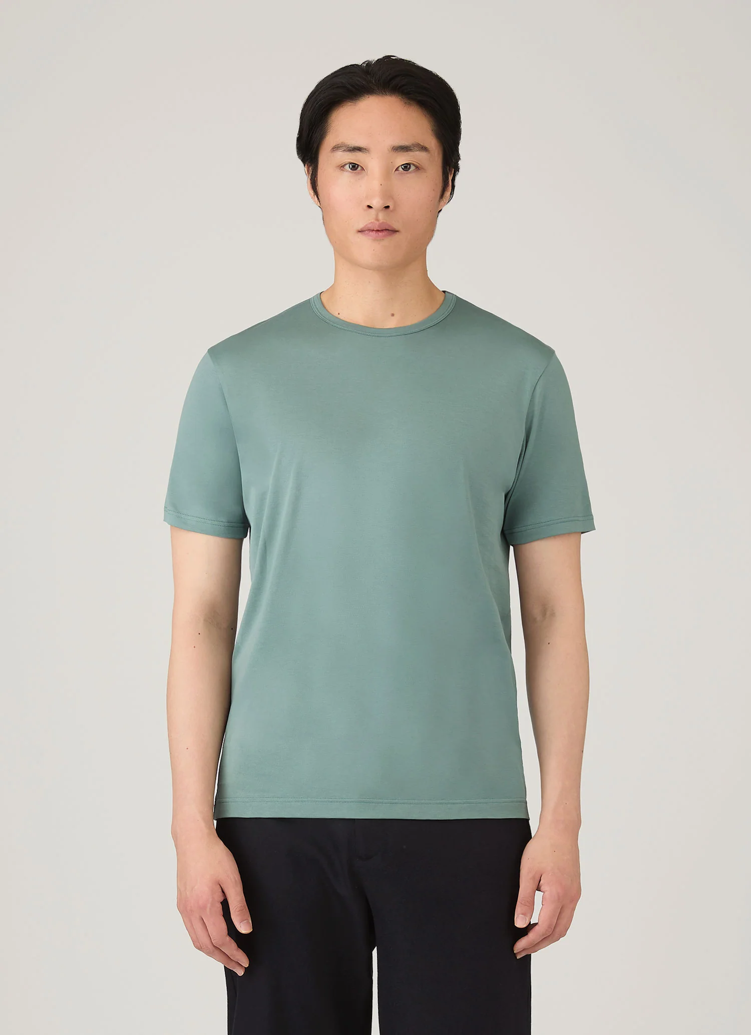 Men's Classic T-shirt in Steel Green - Image 2