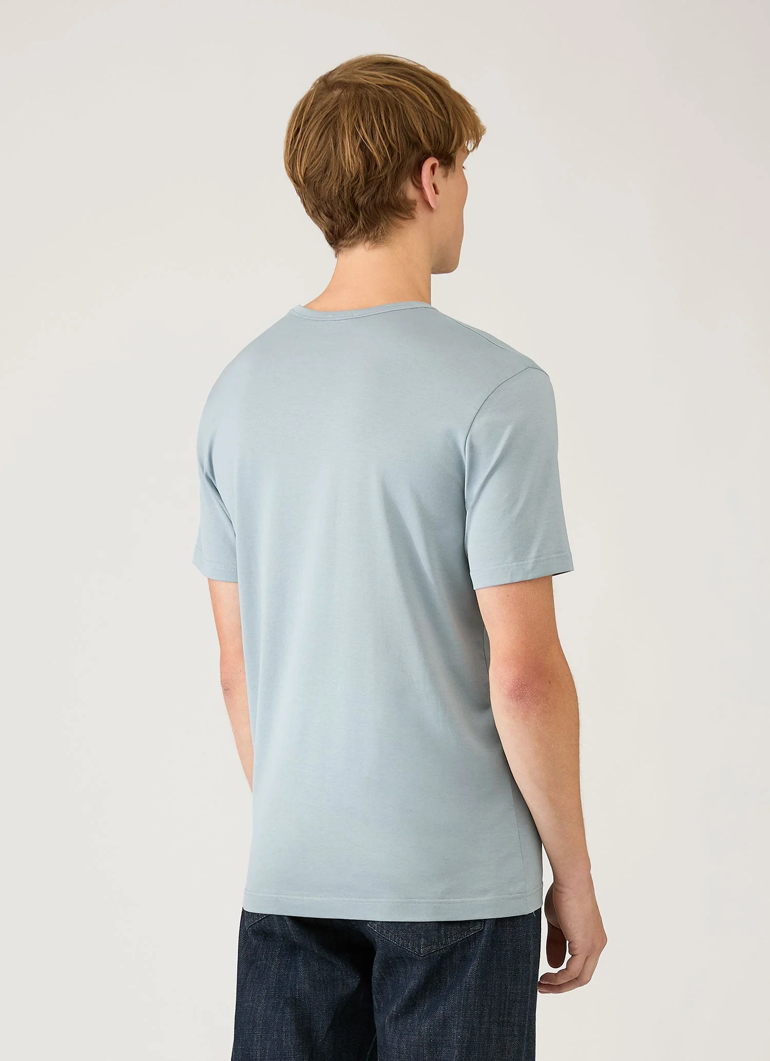 Men's Classic T-shirt in Stone Blue - Image 5