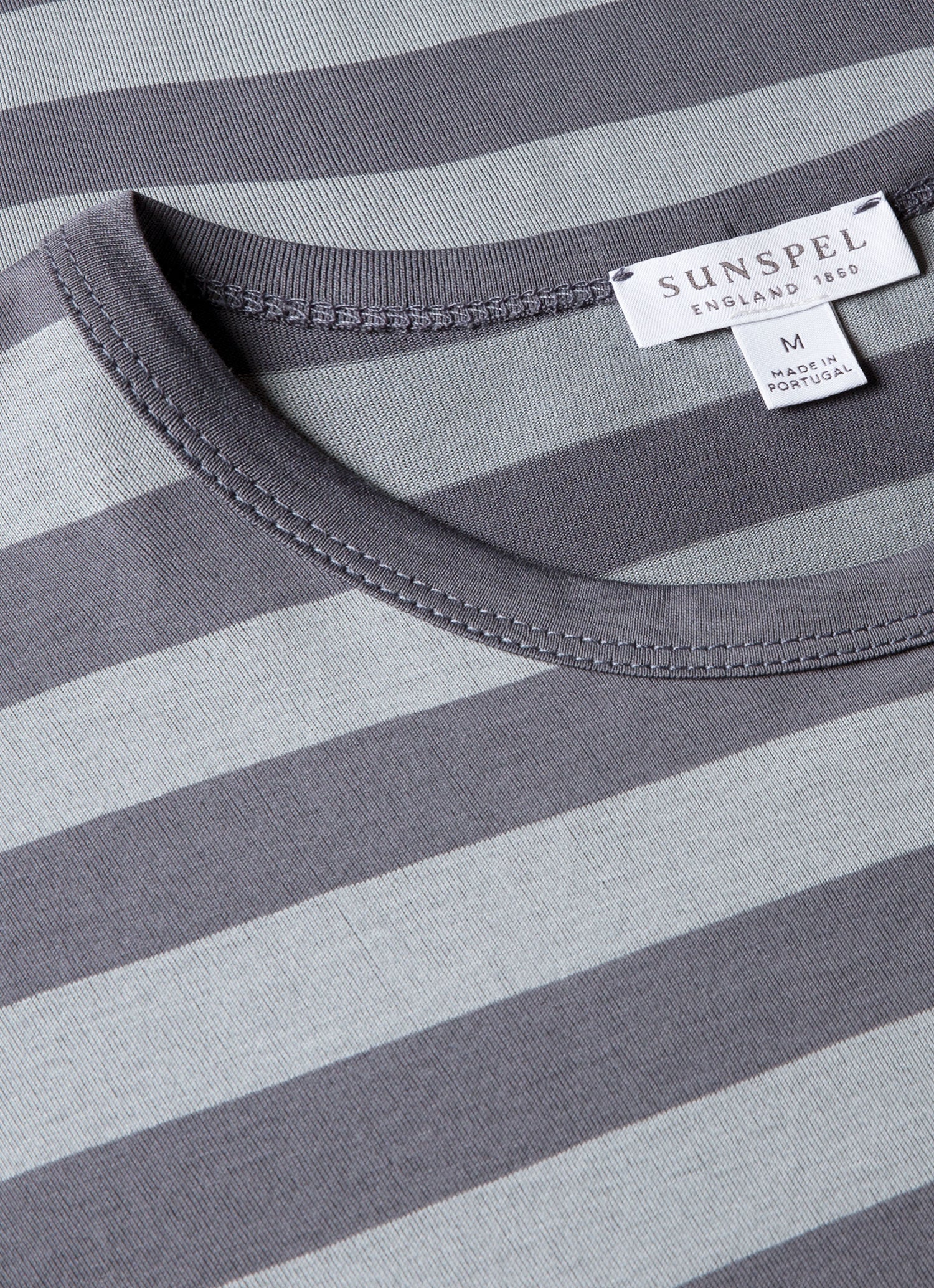 Men's Classic T-shirt in Stone Blue/Slate Blue - Image 4