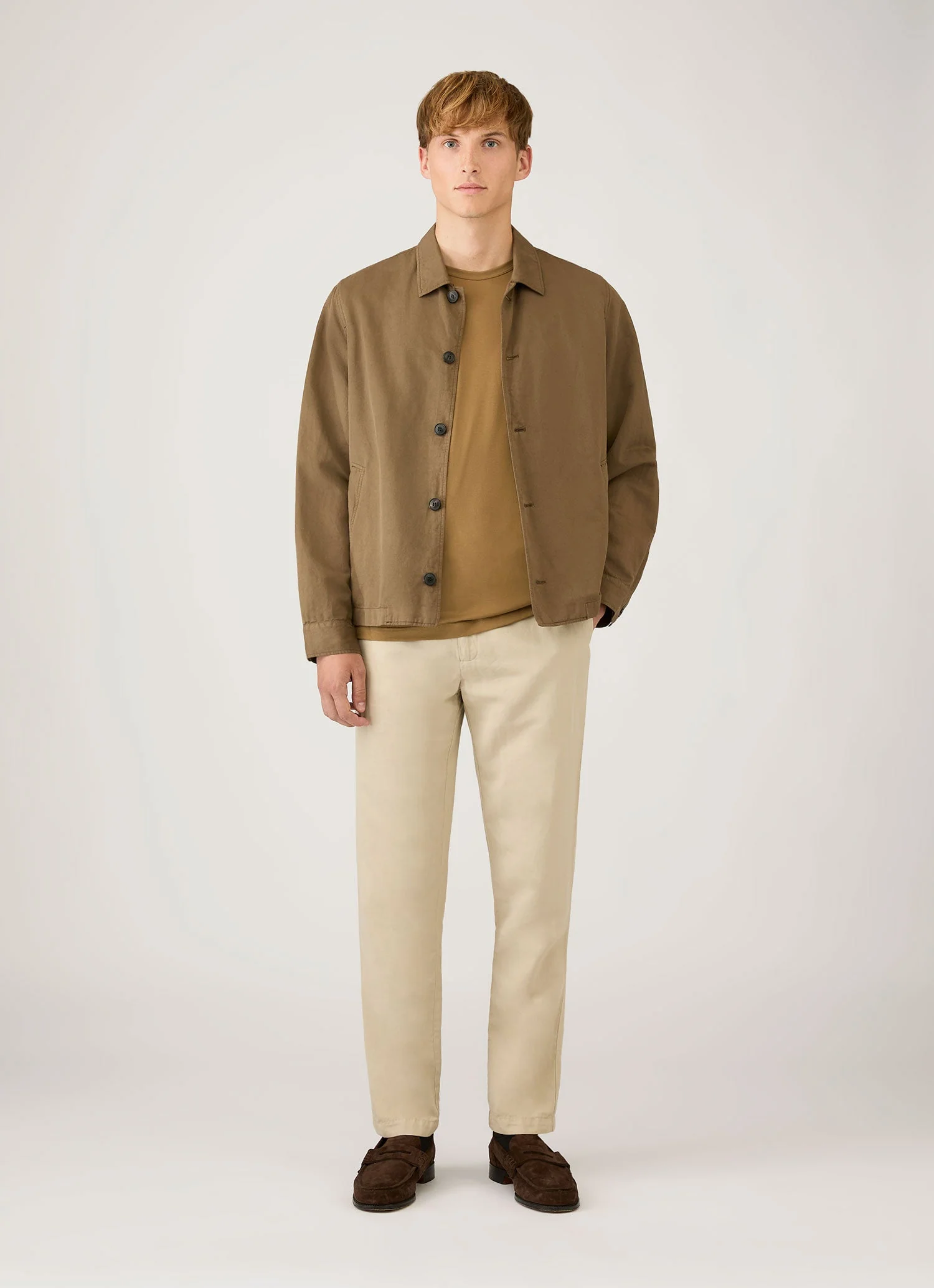 Men's Classic T-shirt in Walnut - Image 3