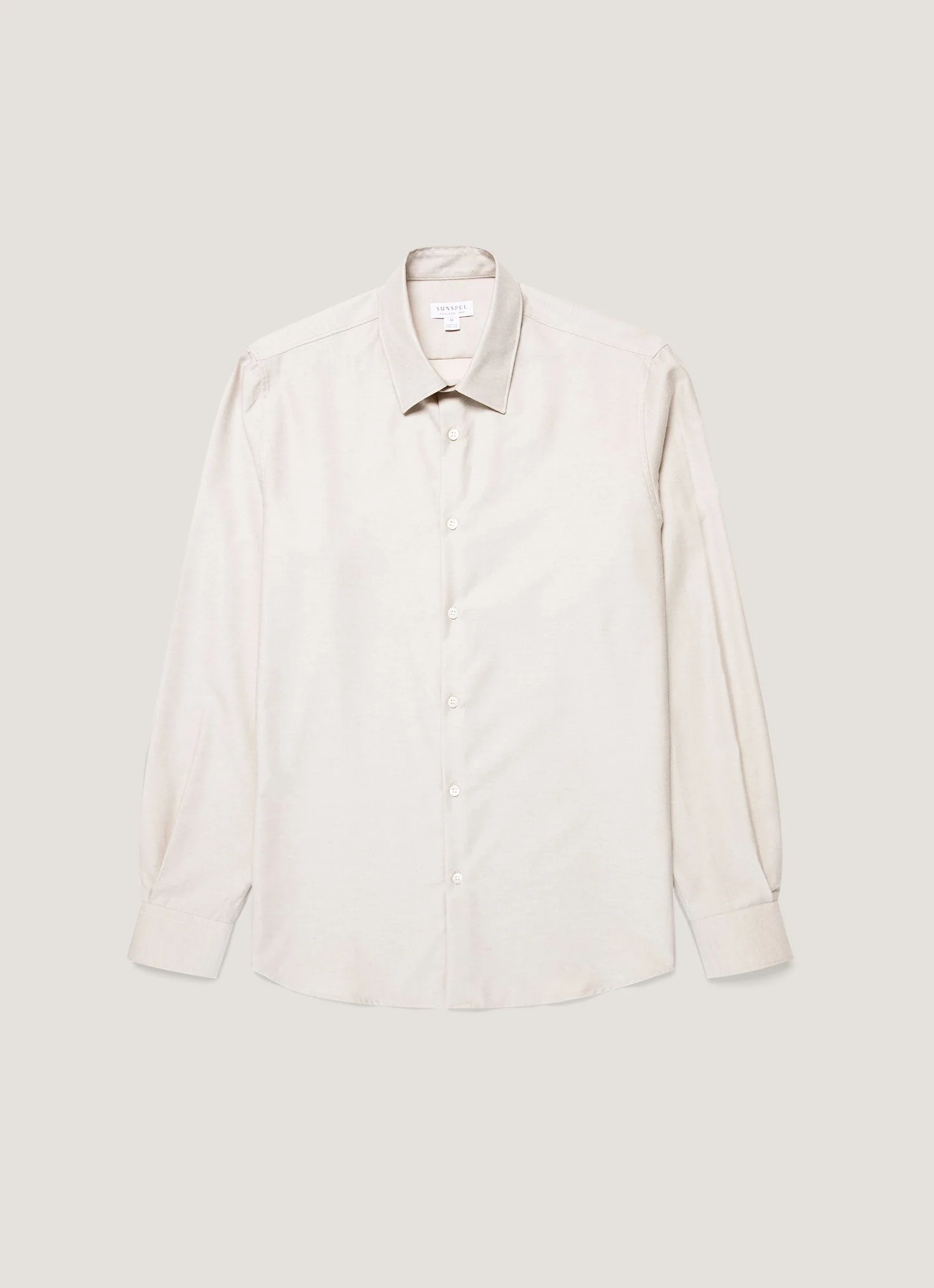 Men's Cotton Cashmere Shirt in Ash
