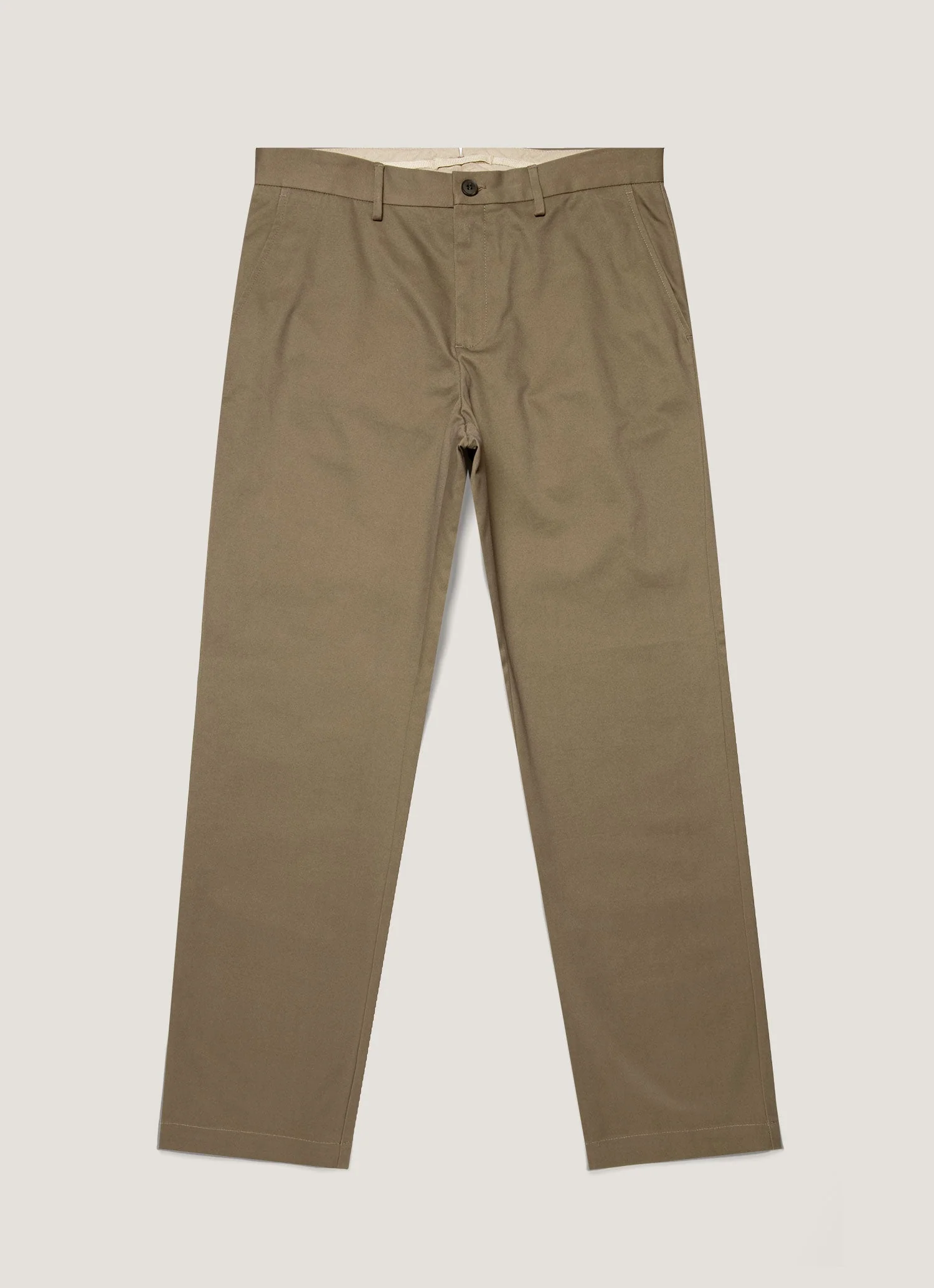 Men's Cotton Drill Trouser in Dark Stone