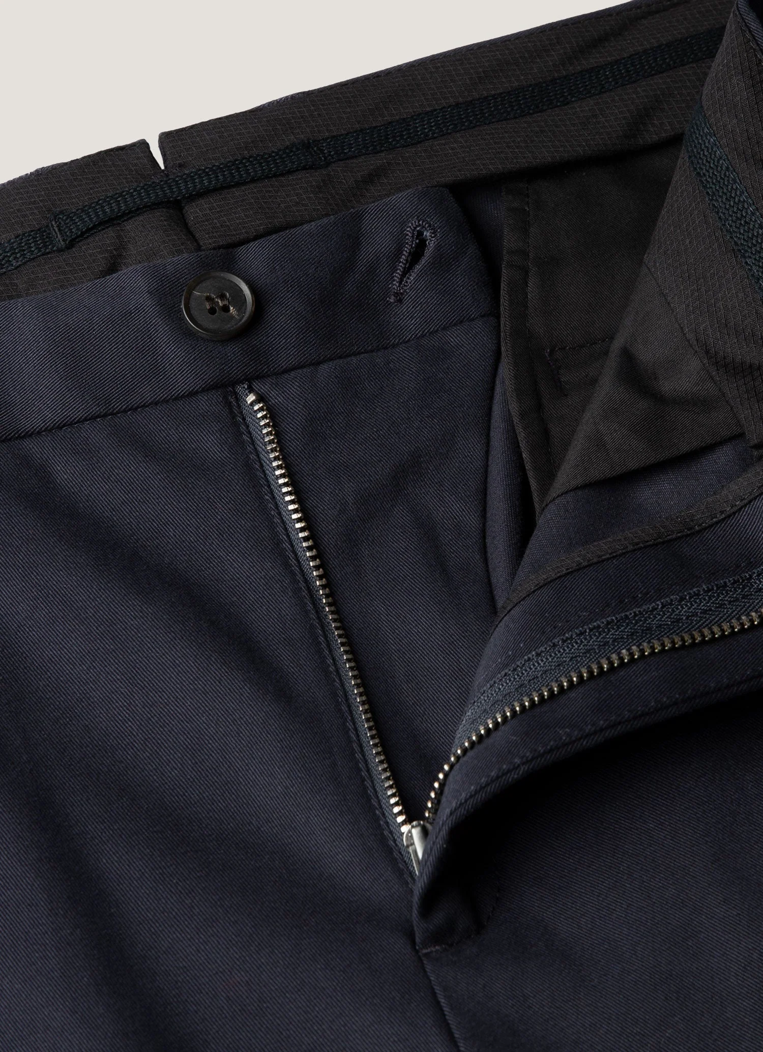 Men's Cotton Drill Trouser in Navy - Image 4