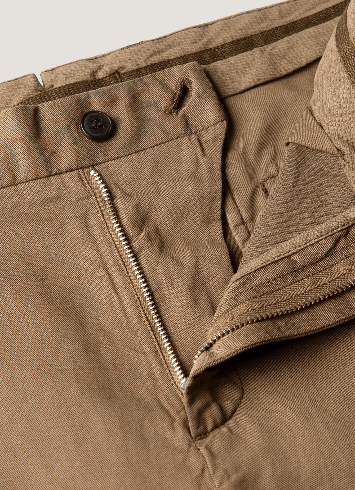 Men's Cotton Linen Trouser in Dark Cedar - Image 4