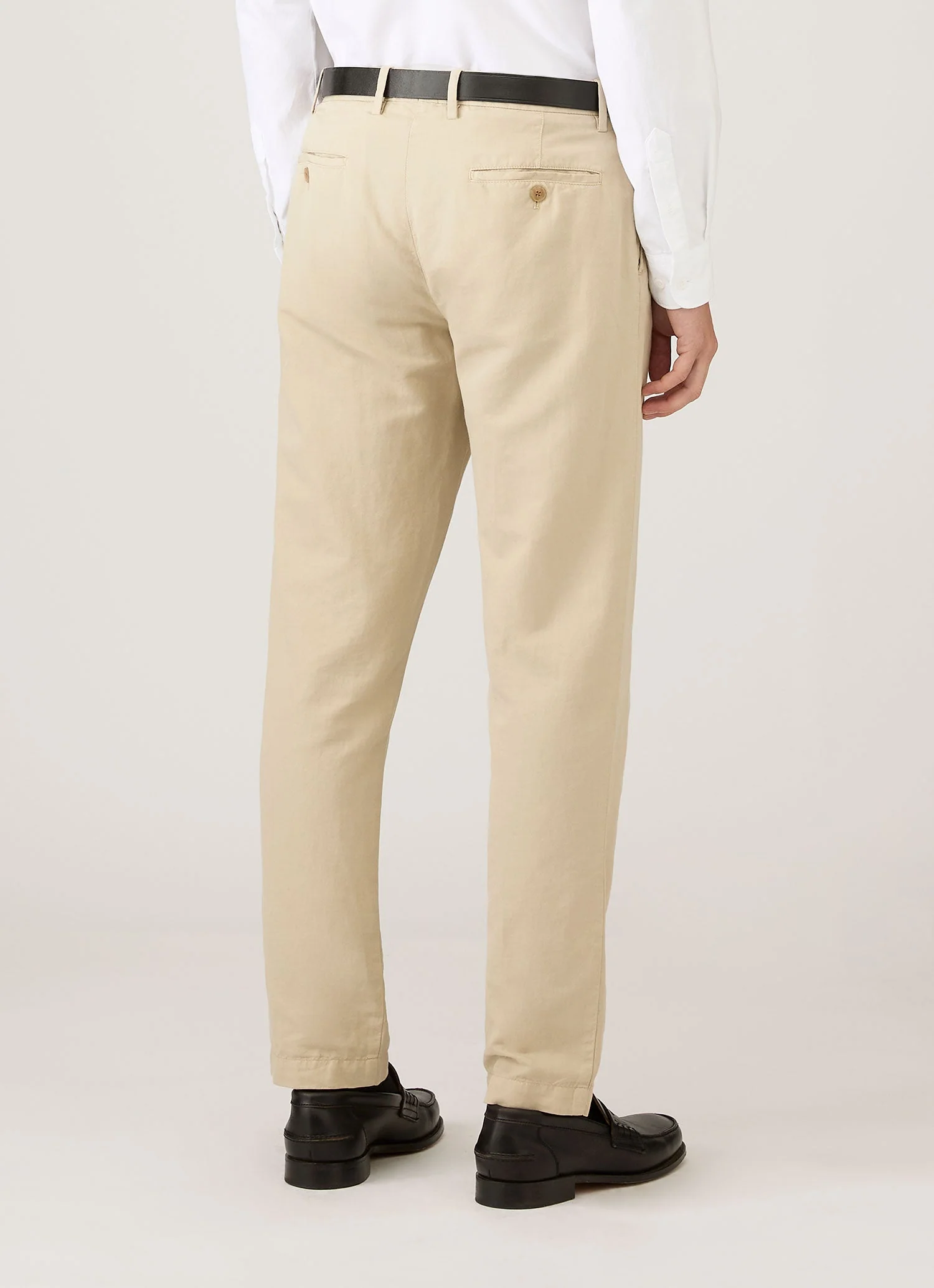 Men's Cotton Linen Trouser in Hazelwood - Image 5