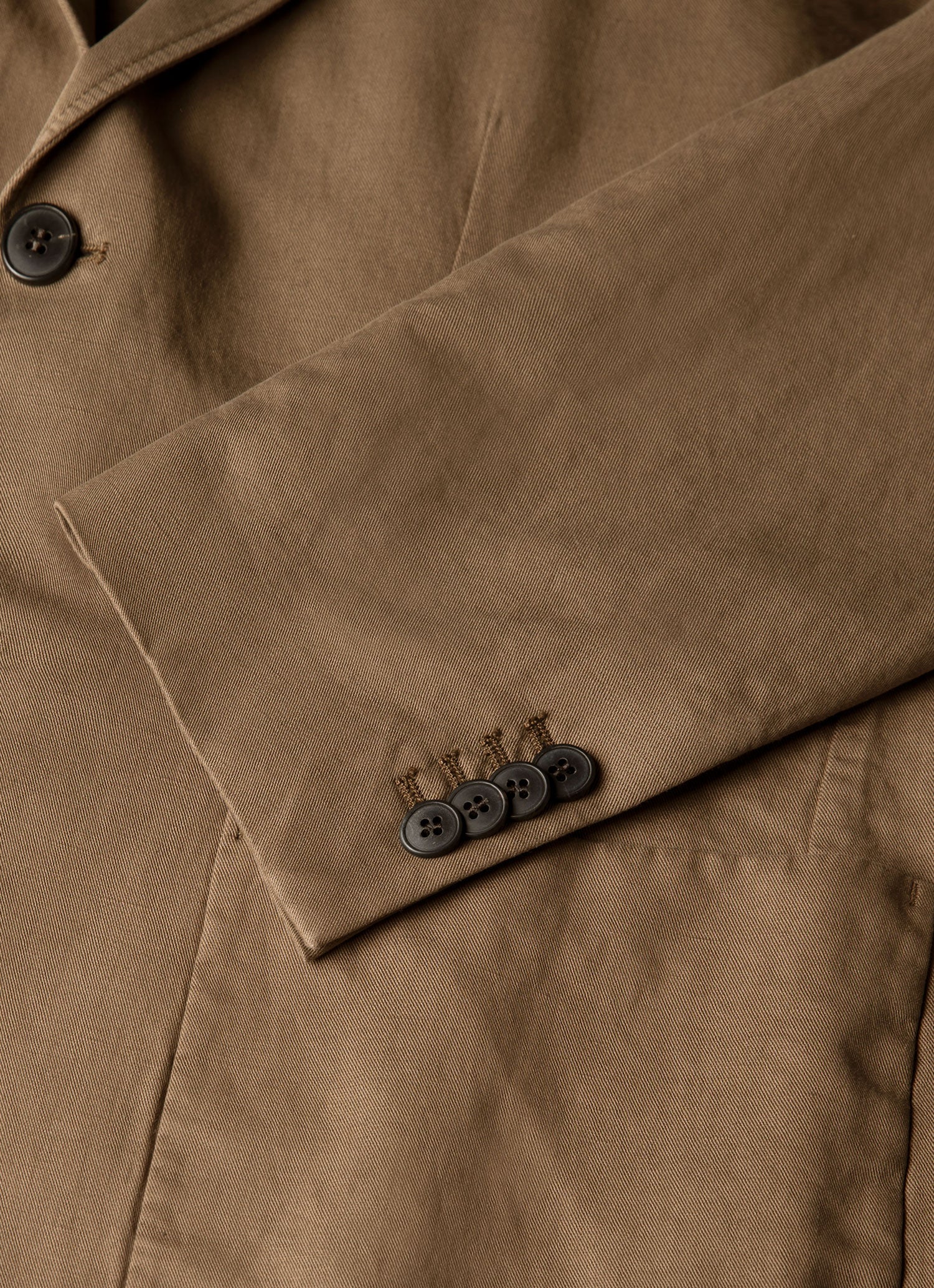 Men's Cotton Linen Two-Piece Suit in Dark Cedar - Image 5