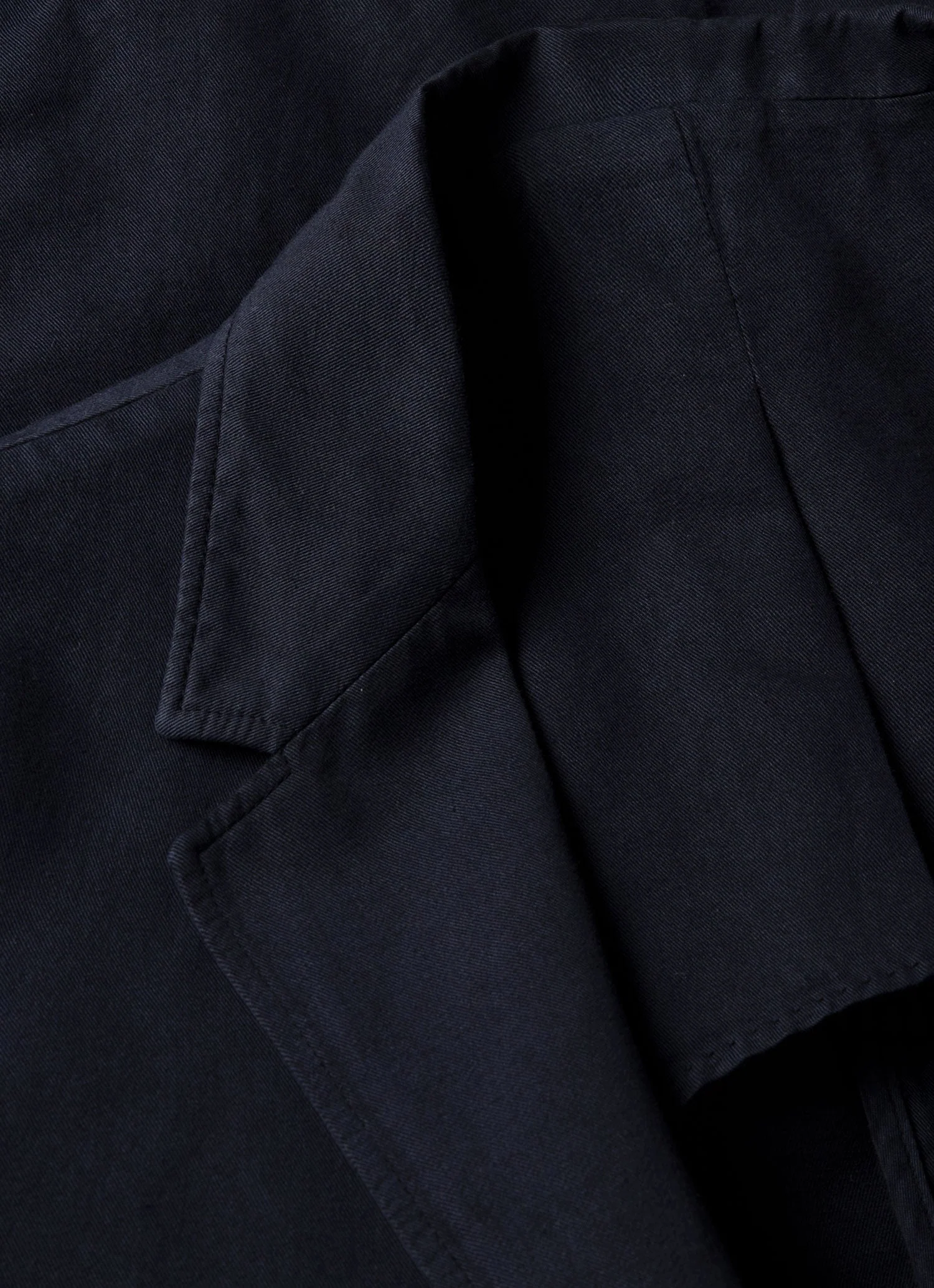 Men's Cotton Linen Blazer in Navy - Image 4