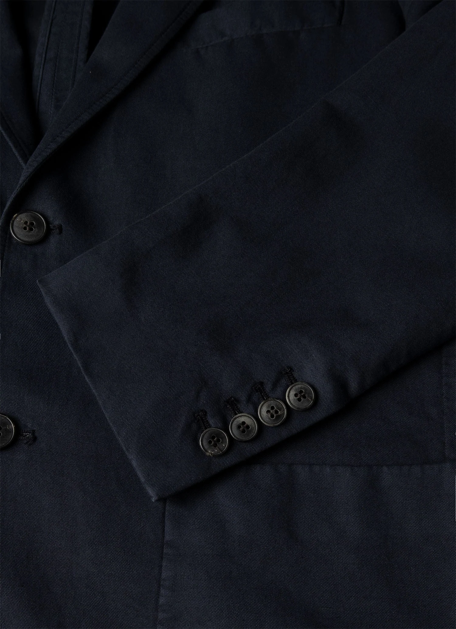 Men's Cotton Linen Blazer in Navy - Image 7