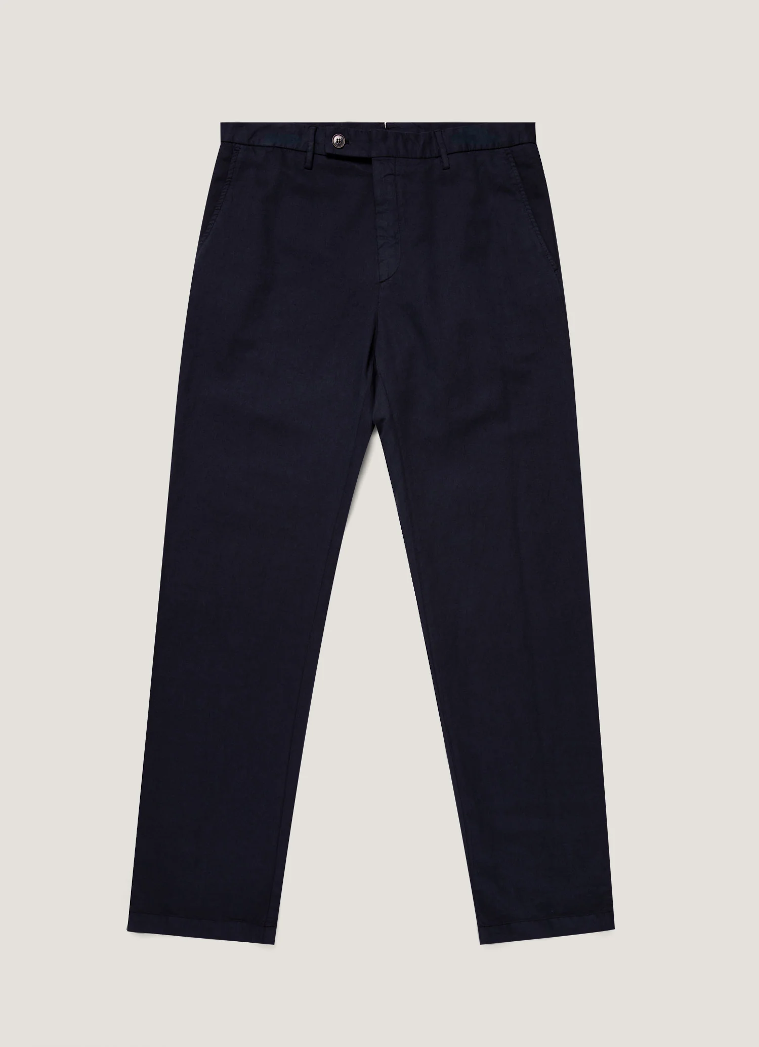 Men's Cotton Linen Two-Piece Suit in Navy - Image 6