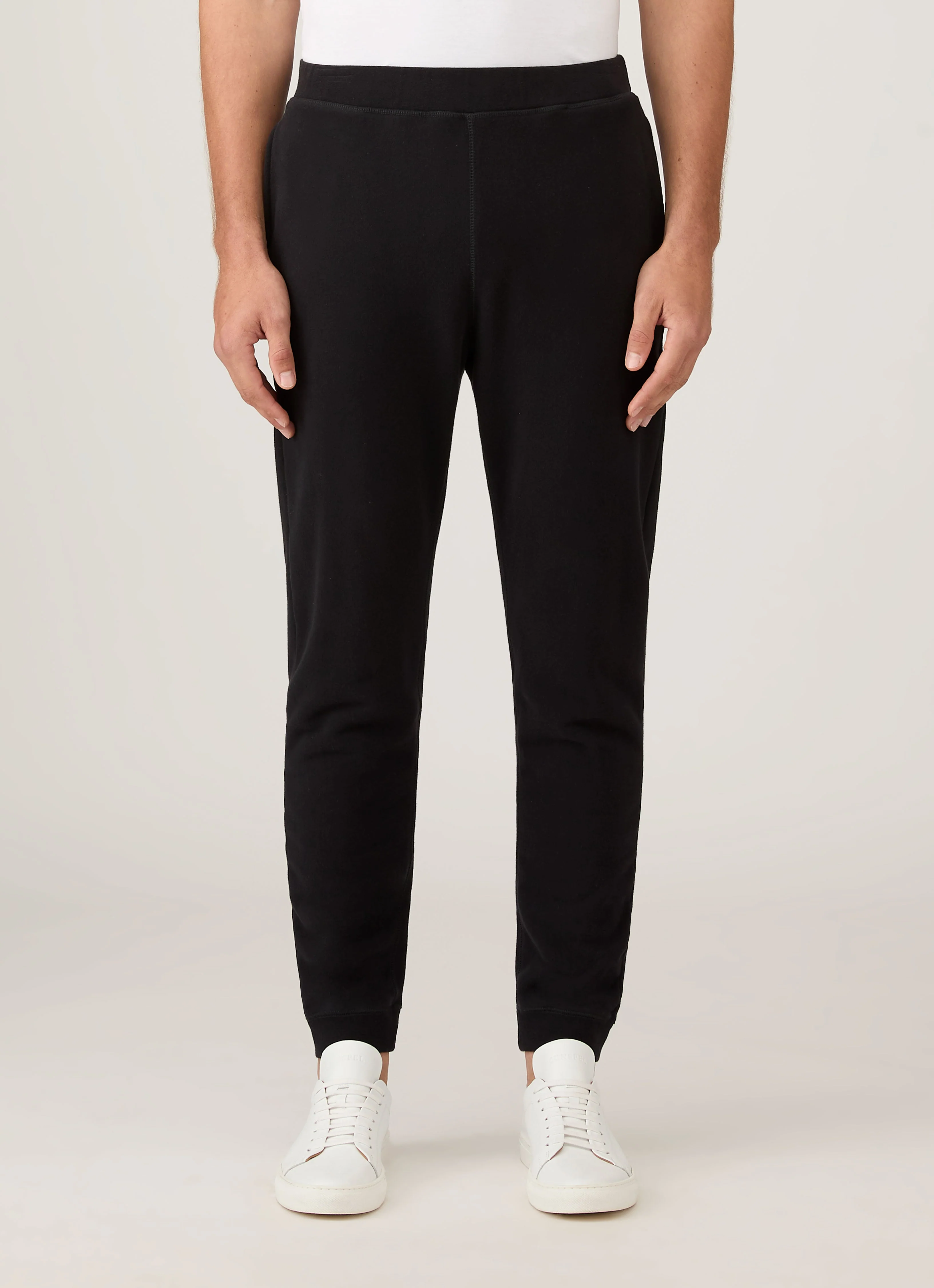 Men's Loopback Sweatpants in Black - Image 2