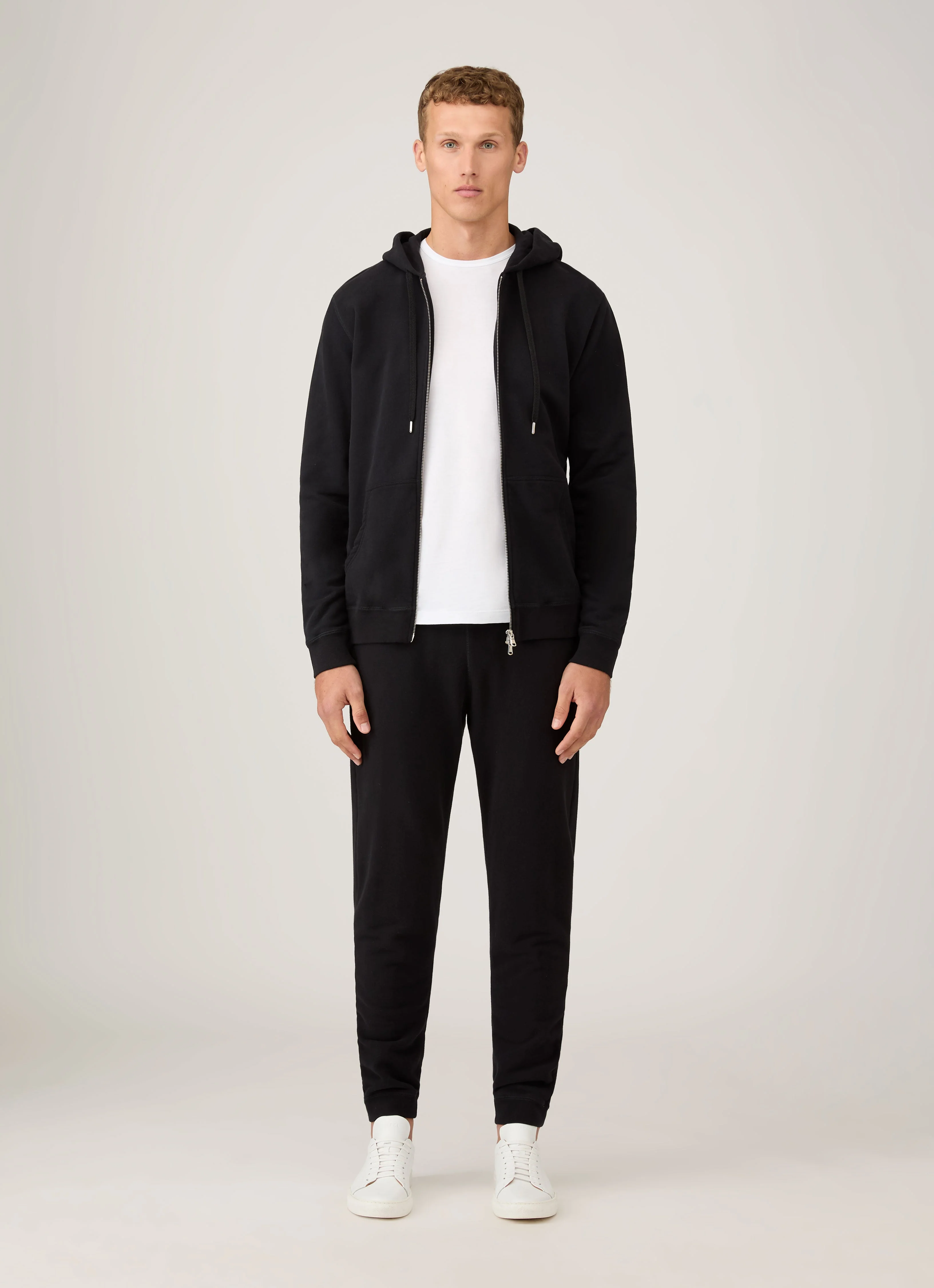Men's Loopback Sweatpants in Black - Image 3