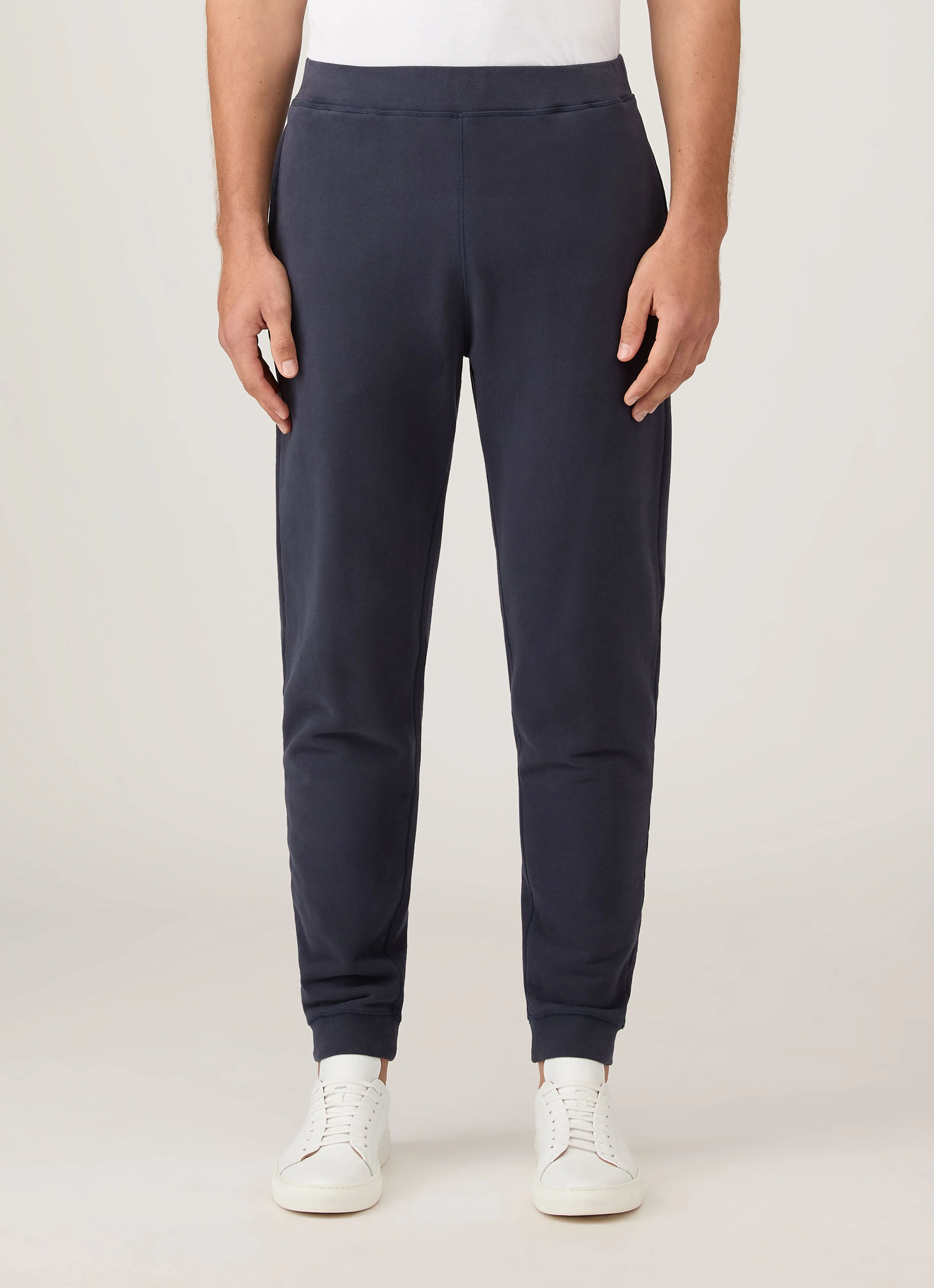 Men's Loopback Sweatpants in Navy - Image 2