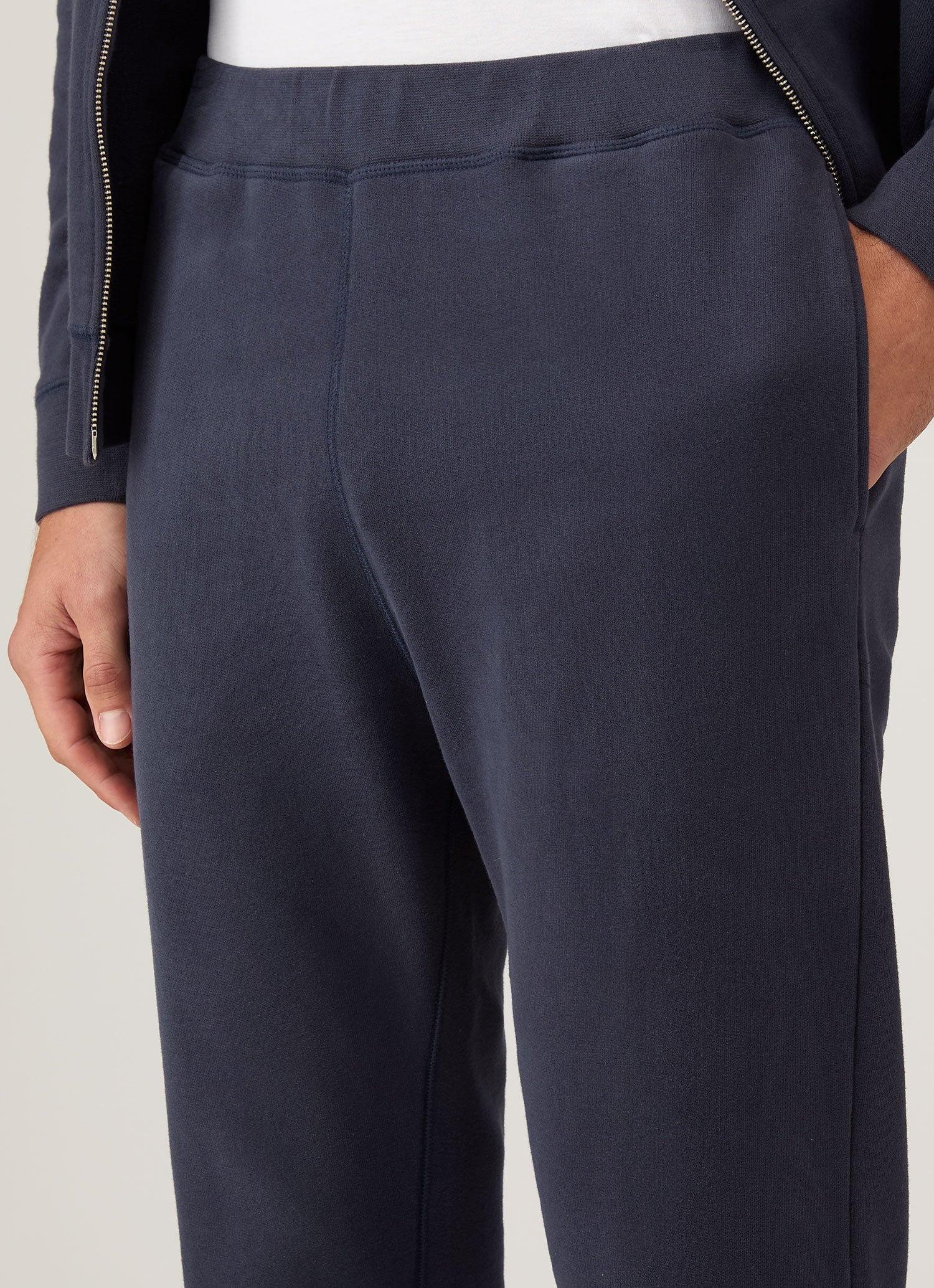 Men's Loopback Sweatpants in Navy - Image 6